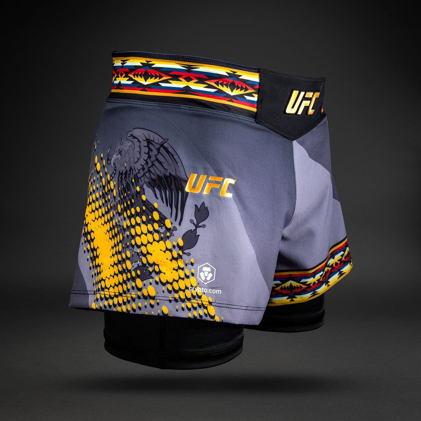 UFC Unrivaled by Venum Julianna Peña Dames short Fit Fight Short - Zwart