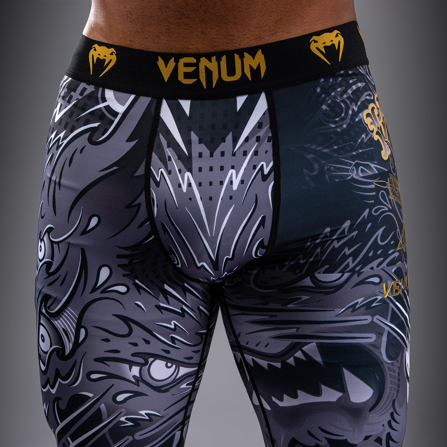 Venum Wolf Atak Spats – Zwart/Grijs
