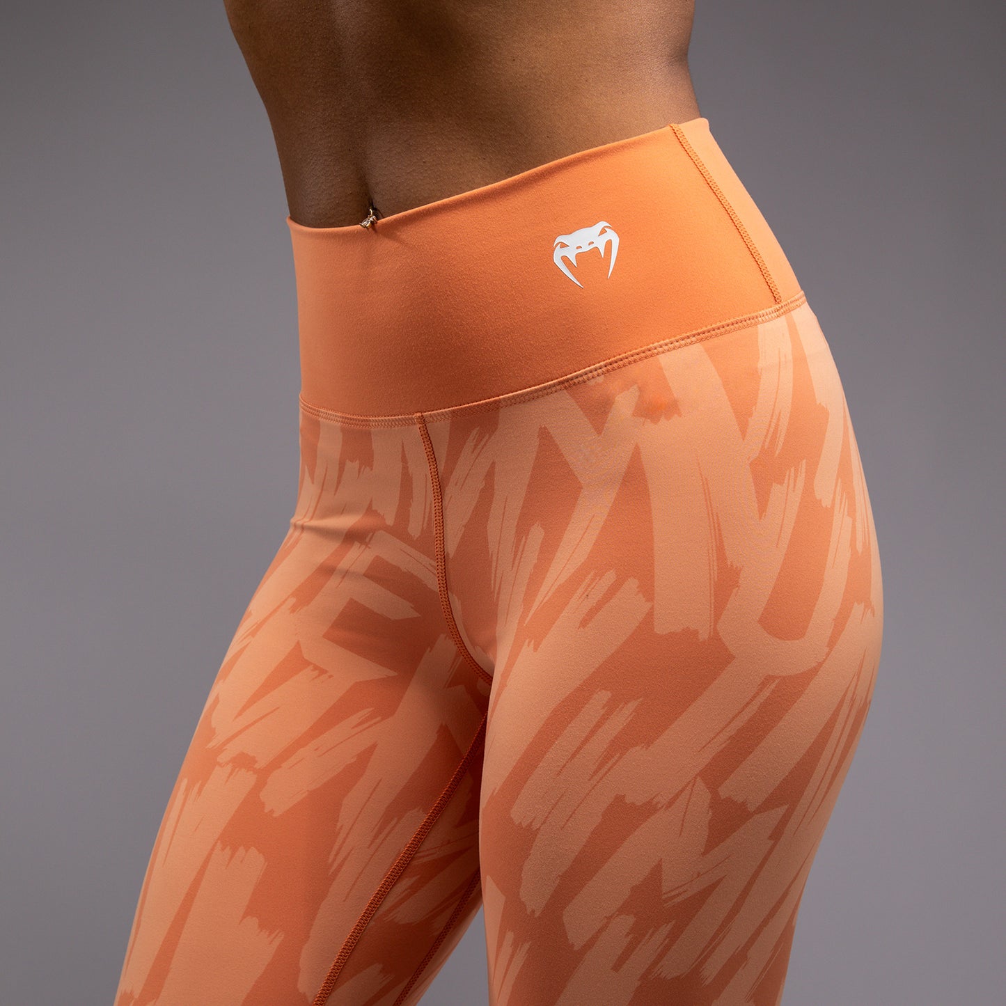 Venum Graffiti Leggings voor Vrouwen - Volledige Lengte - Fluweel Abrikoos