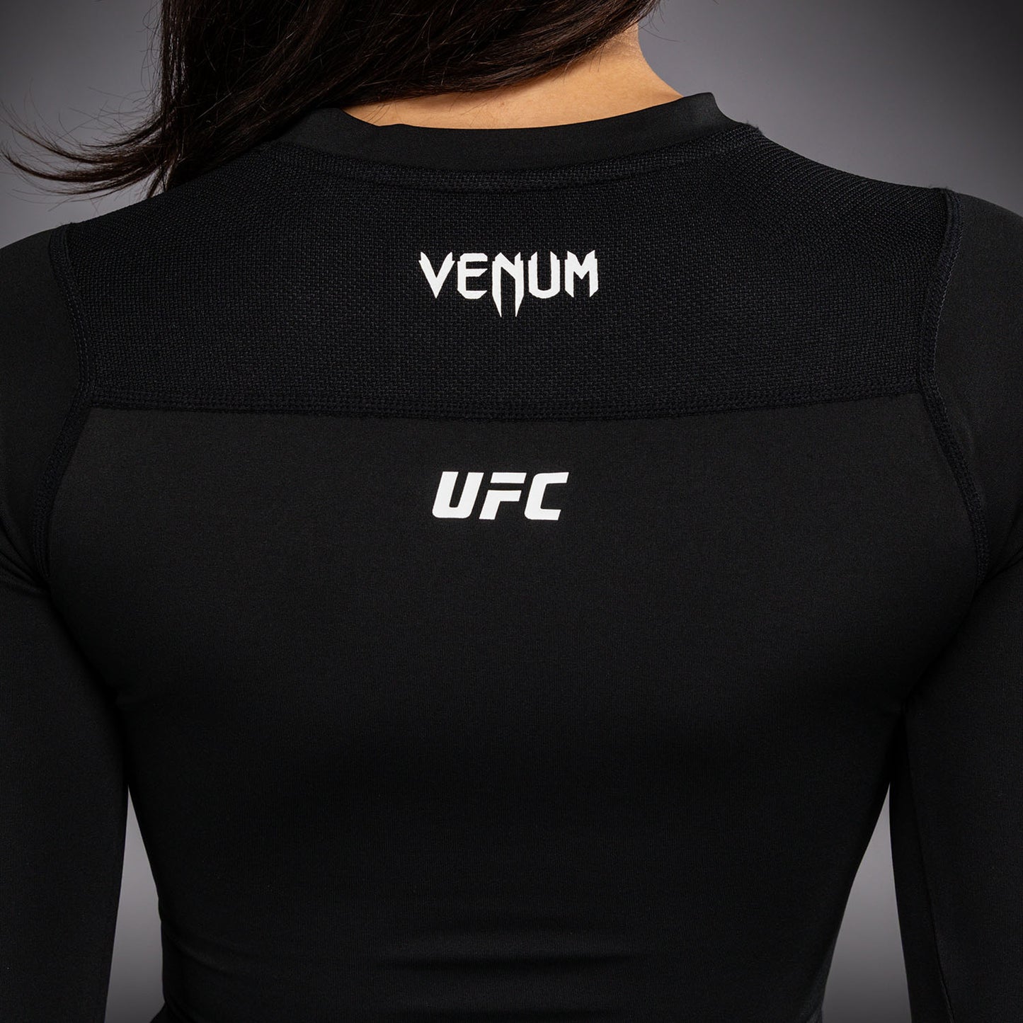 Venum UFC Unity by Venum Authentic Fight Week Dames Technische Rashguard met Lange Mouwen - Zwart