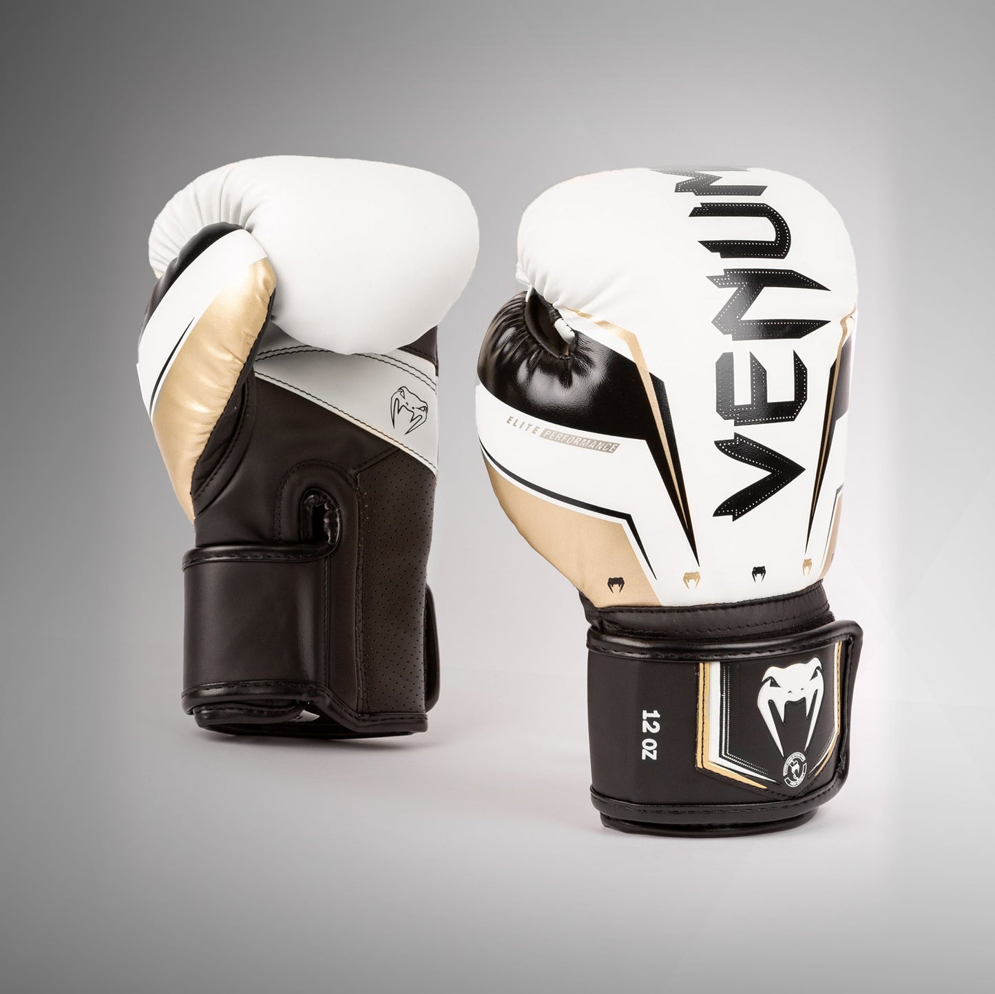 Venum Elite Evo bokshandschoenen - Wit/Goud