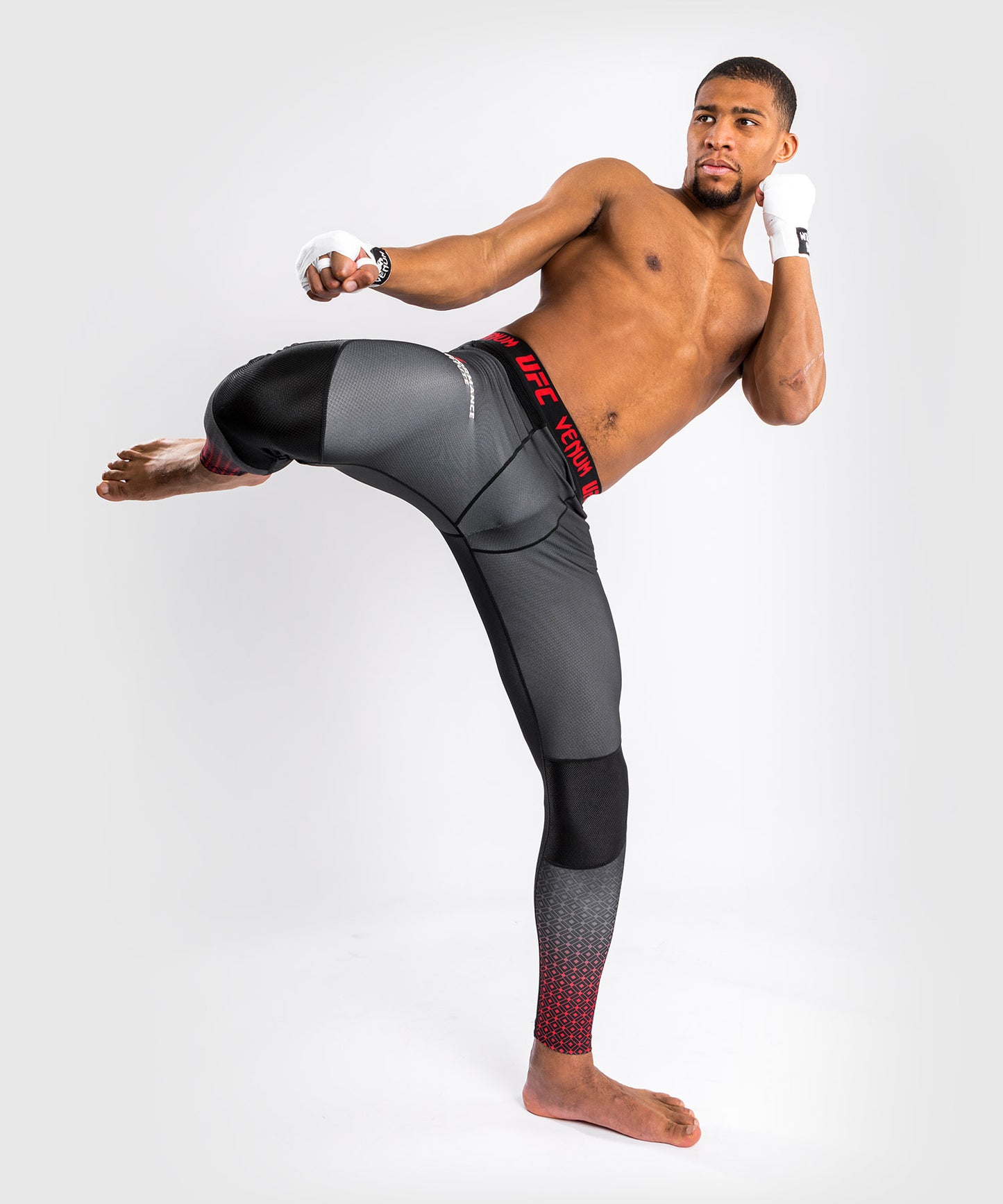 Venum UFC Performance Institute Compressiebroek - Zwart/Rood