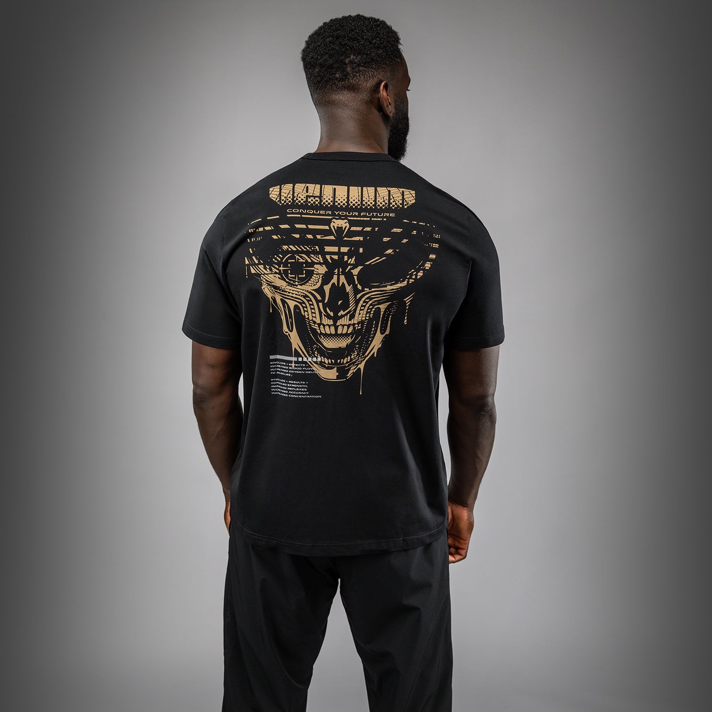 Venum Invader T-Shirt - Zwart/Zand