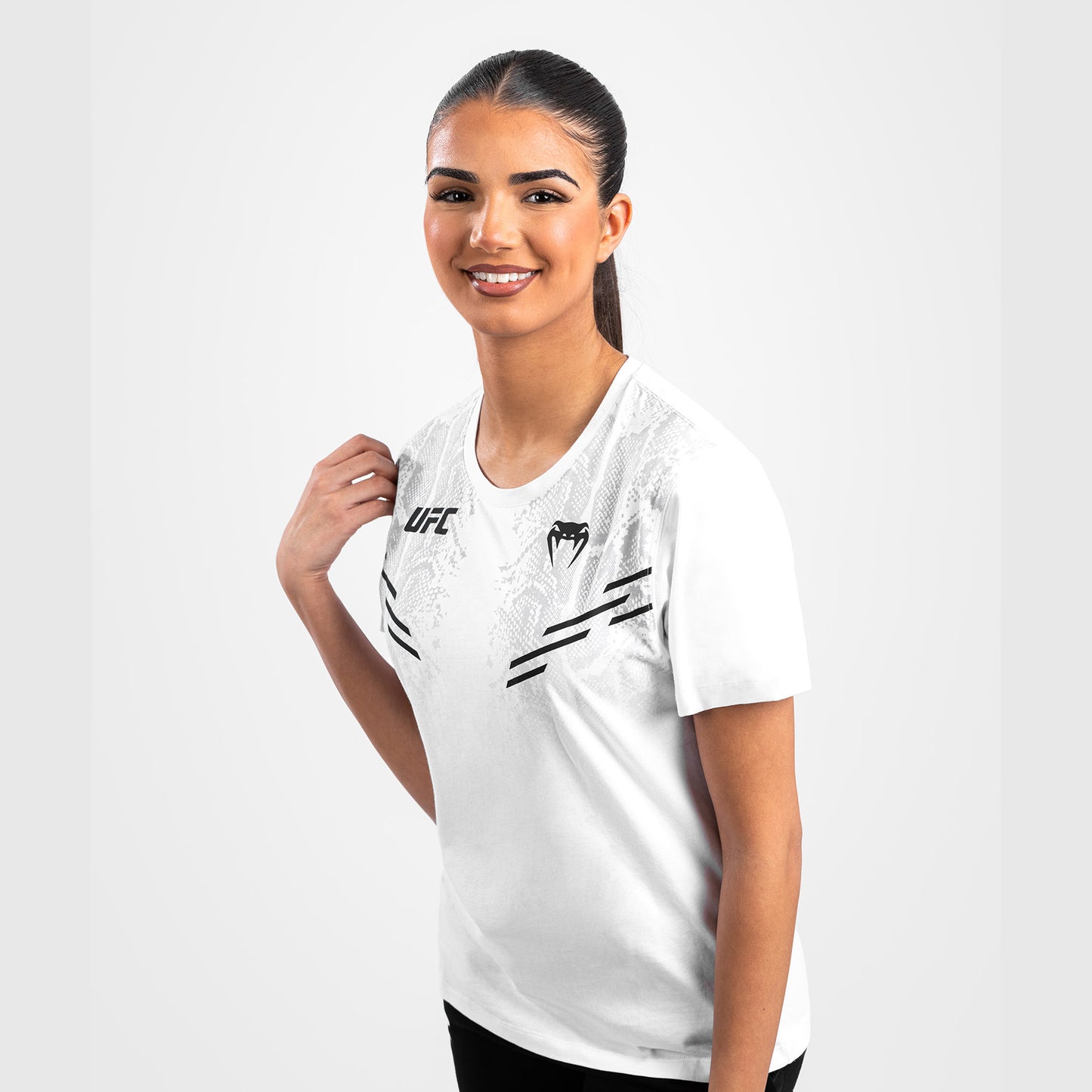 UFC Adrenaline by Venum Replica Dames-T-shirt met korte mouwen - Wit