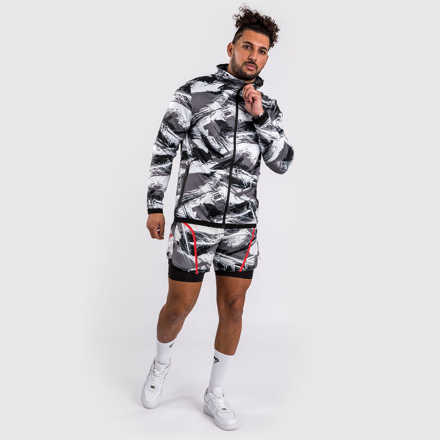 Venum Electron 3.0 Hoodie - Grijs/Rood