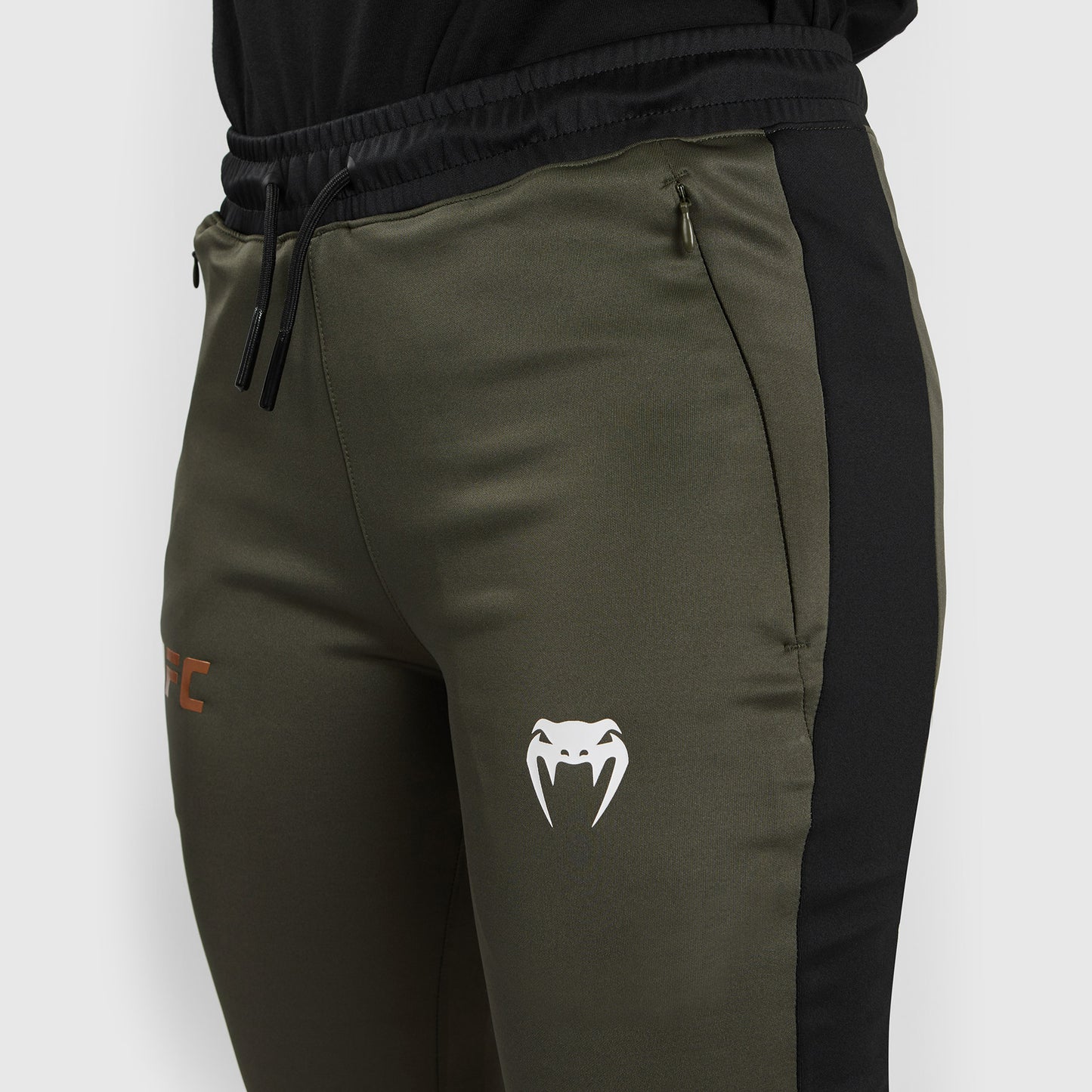 UFC Adrenaline by Venum Fight Week Performance Joggingbroek voor Dames - Khaki/Brons