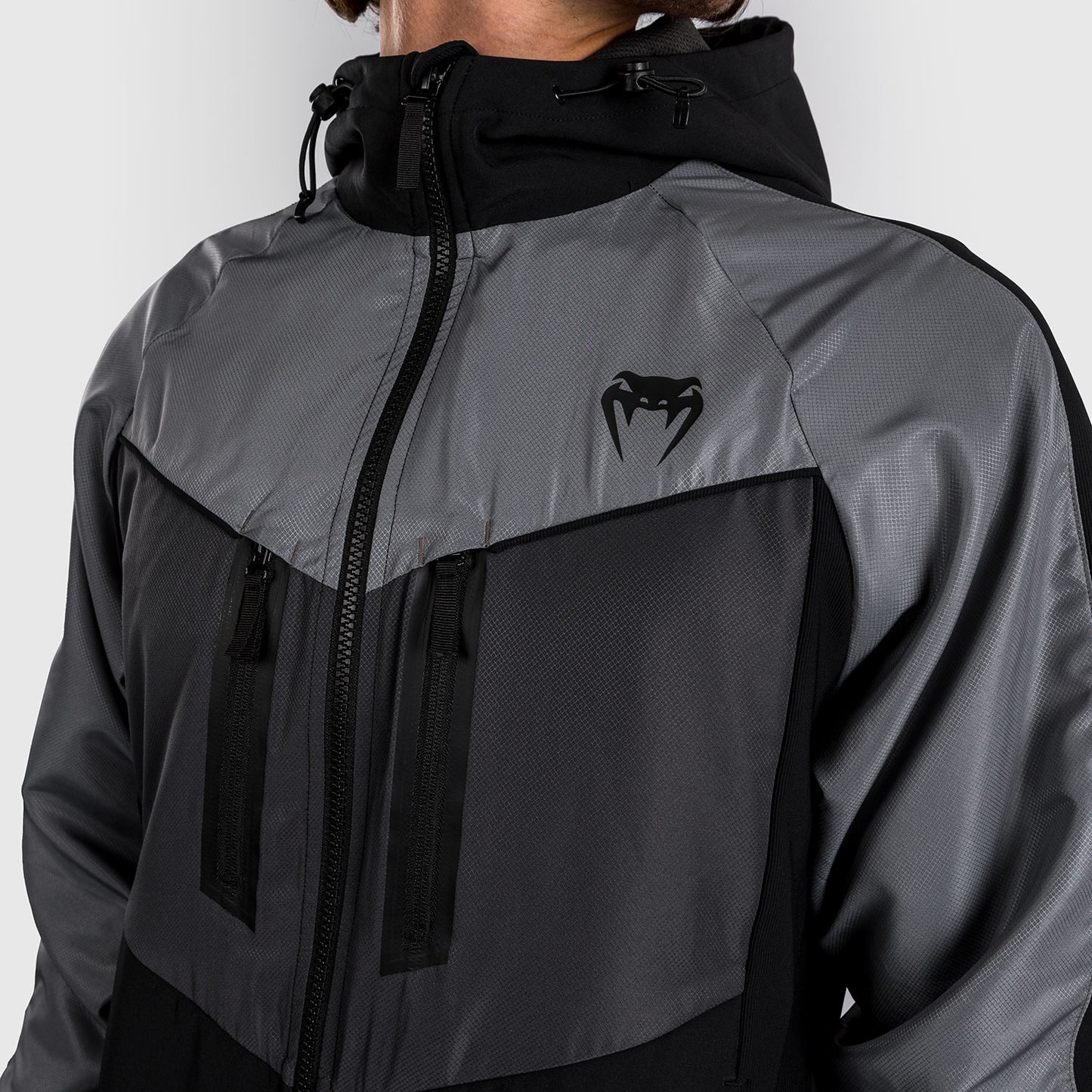 Venum Laser 3.0  Track Jacket - Zwart/Grijs