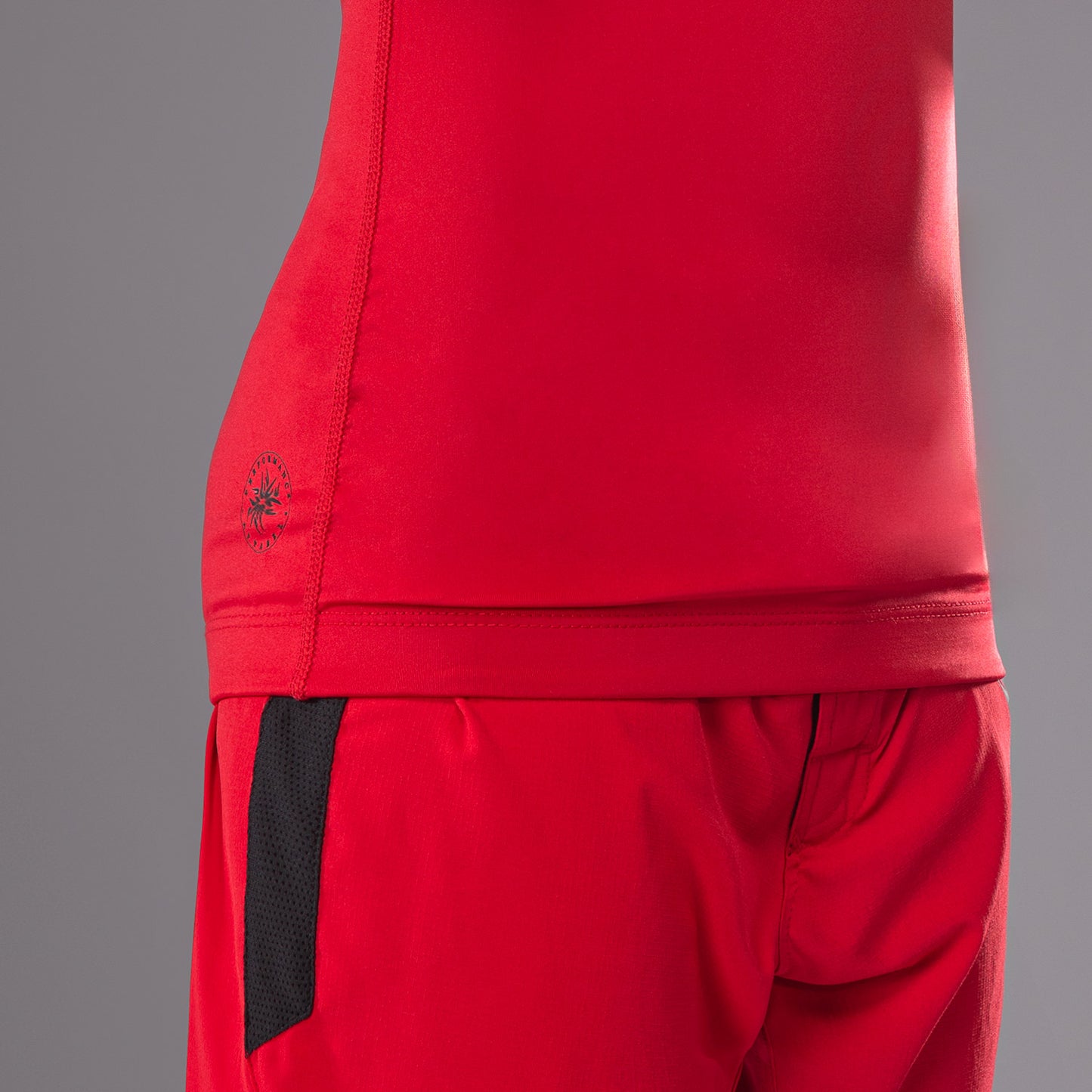 Venum Contender voor Kinderen Rashguards Lange Mouwen - Kersrood