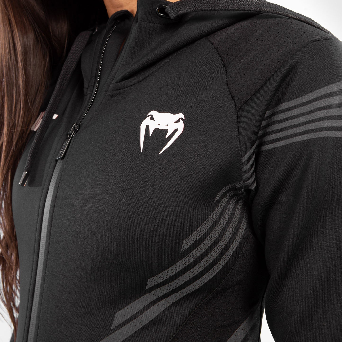 UFC Venum Authentic Fight Night Walkout Hoodie voor dames - Zwart