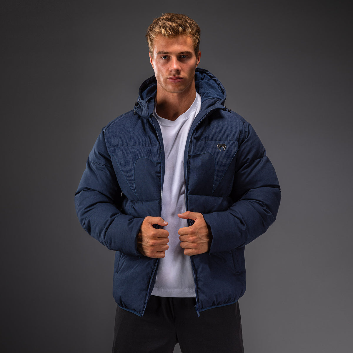 Venum Attack Urban Gi Gewatteerde jas - Marineblauw