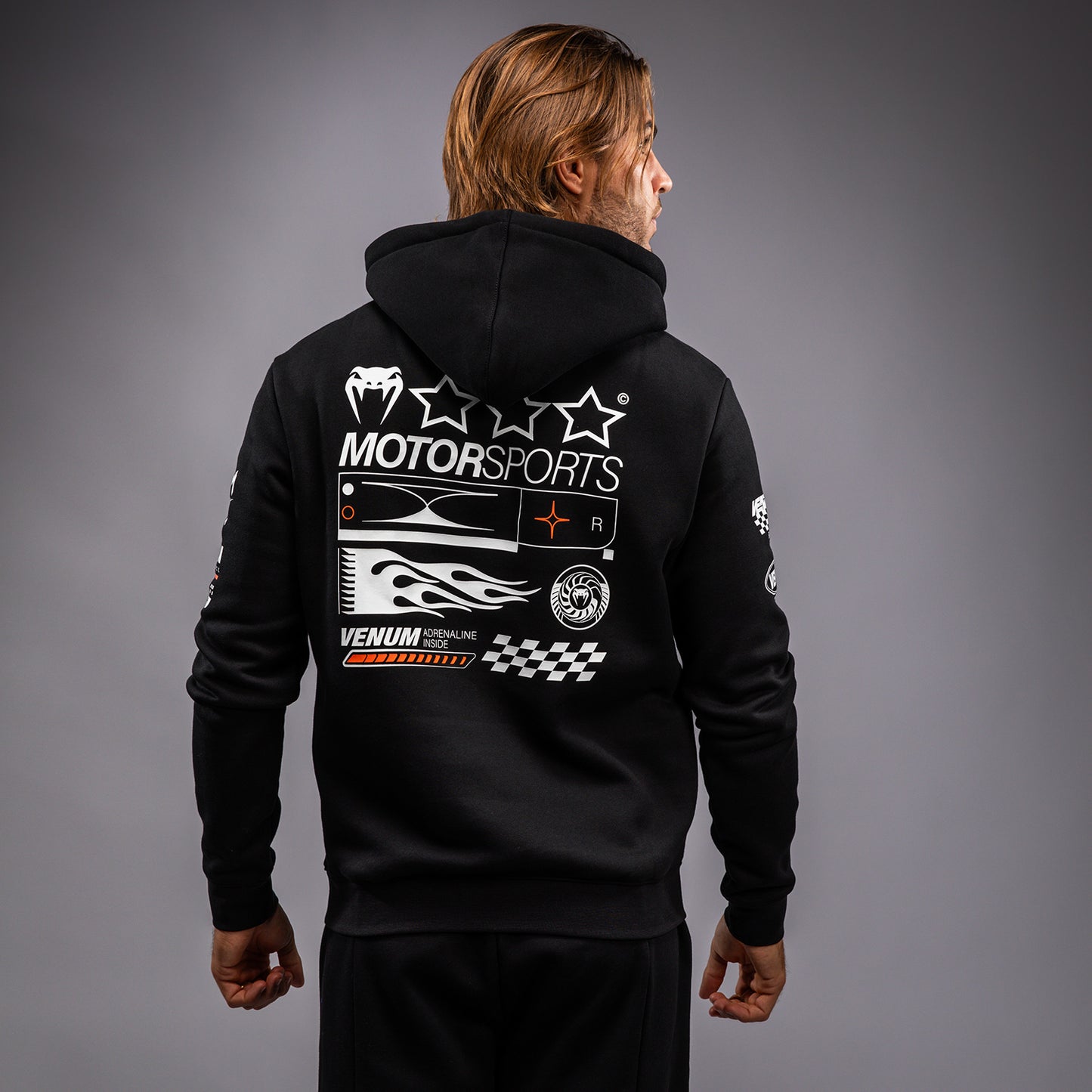 Venum Motorsport Hoodie - Diep Zwart