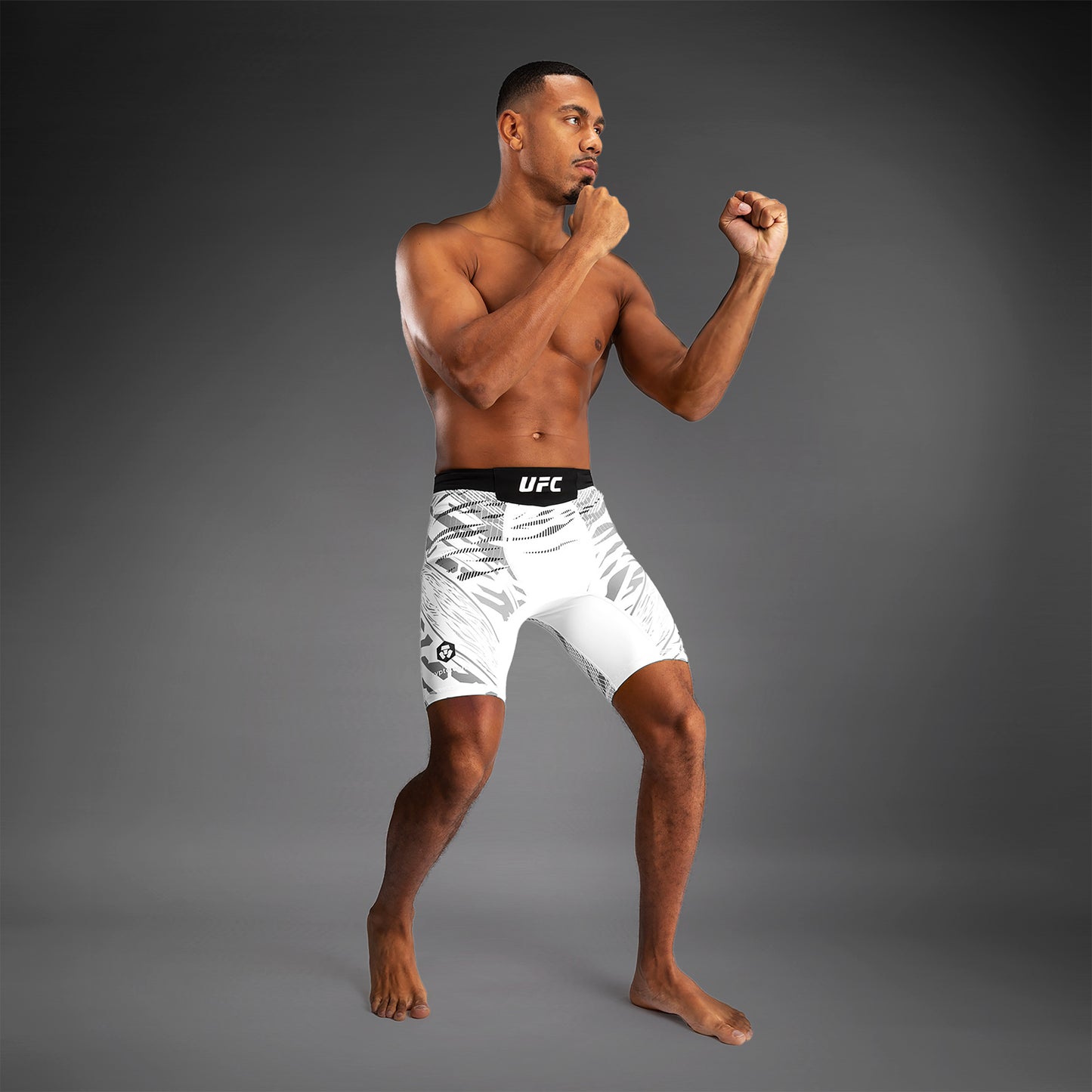 UFC Fusion by Venum Personalized Authentic Fight Night Vale Tudo Shorts voor Heren - Wit