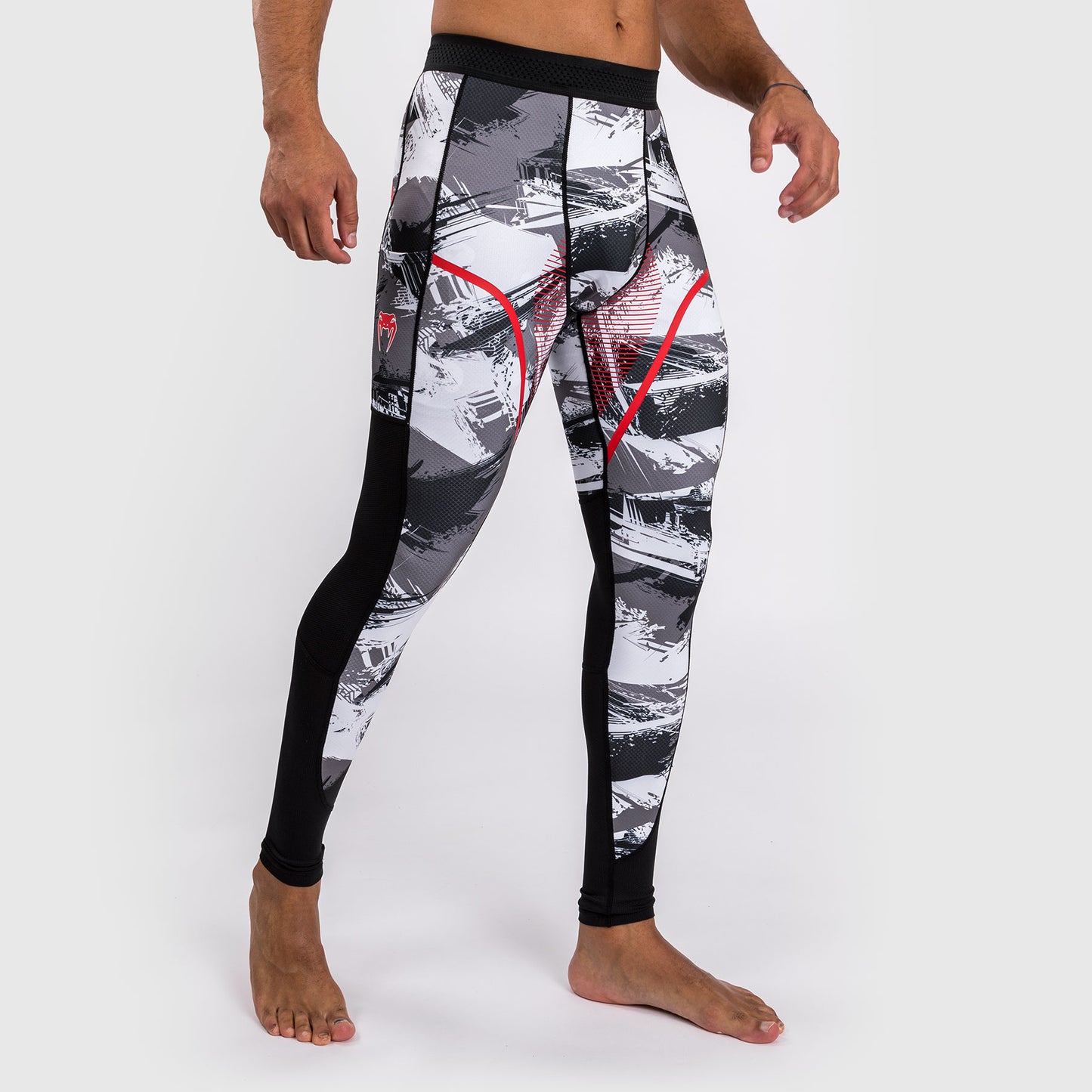 Venum Electron 3.0 Compressiebroek - Grijs/Rood
