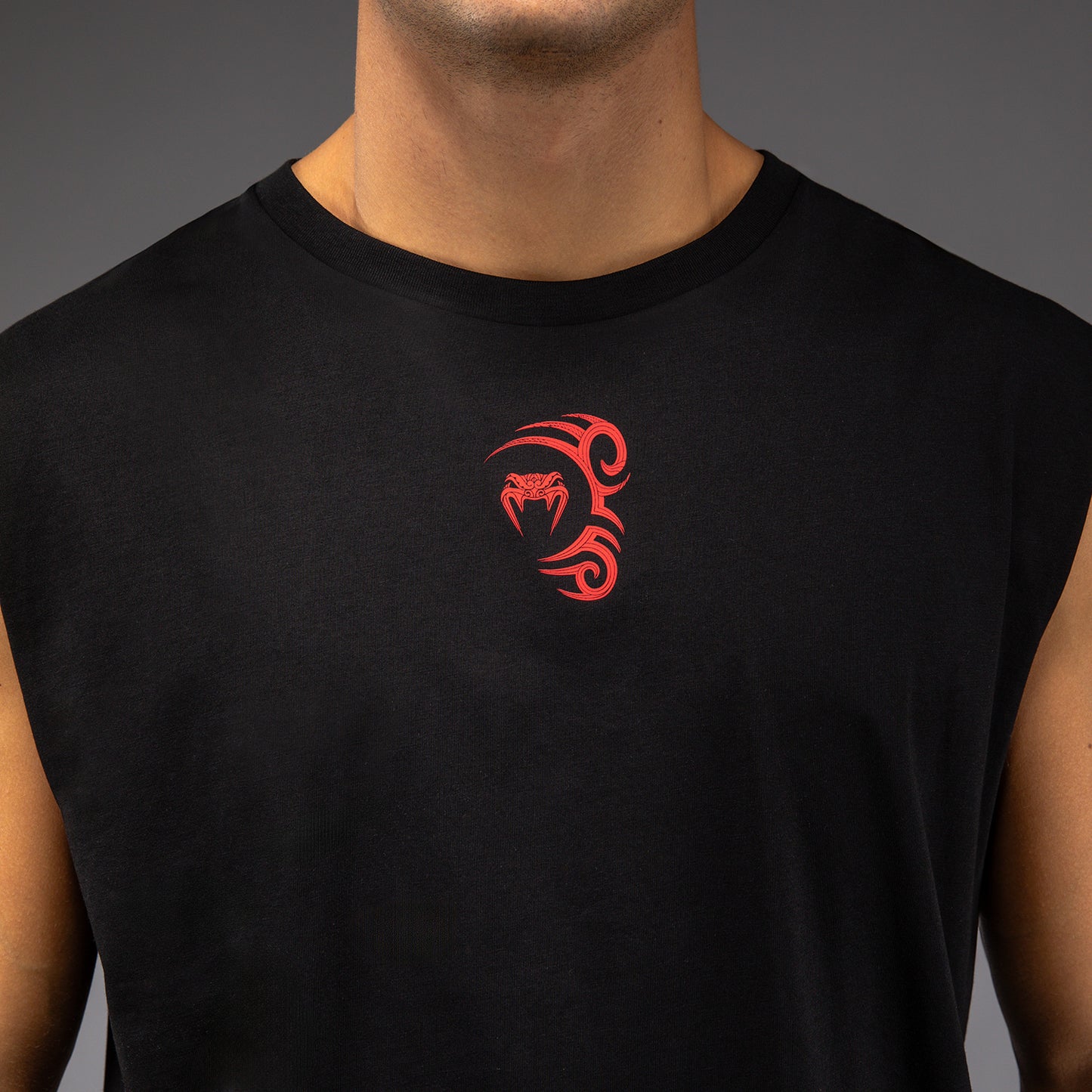Venum x Mike Tyson Tiger Mouwloos T-shirt - Diep Zwart