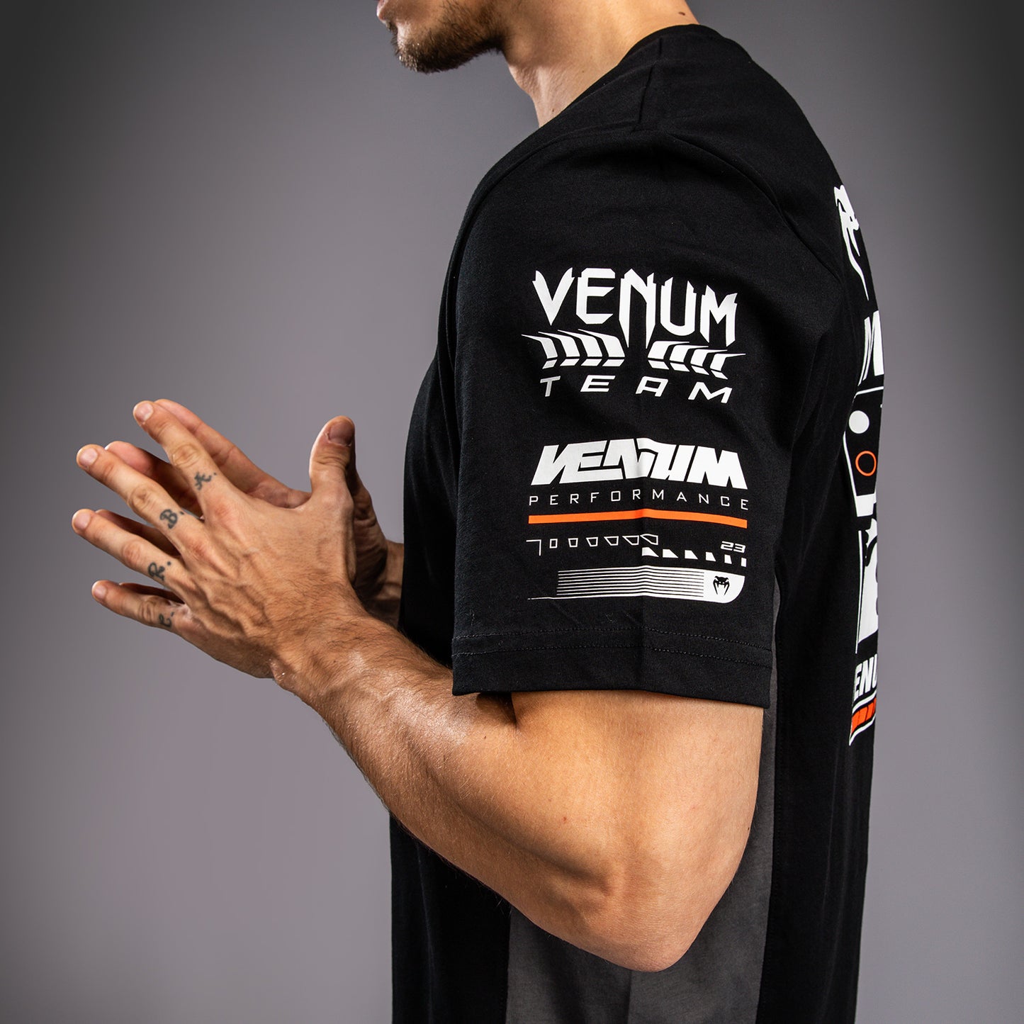 Venum Motorsport T-Shirt - Diep Zwart