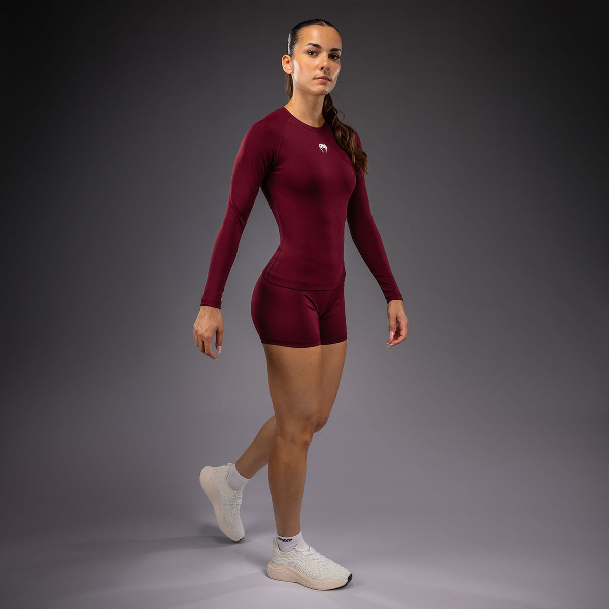 Venum Aero XT Rashguard met Lange Mouwen - Pruim