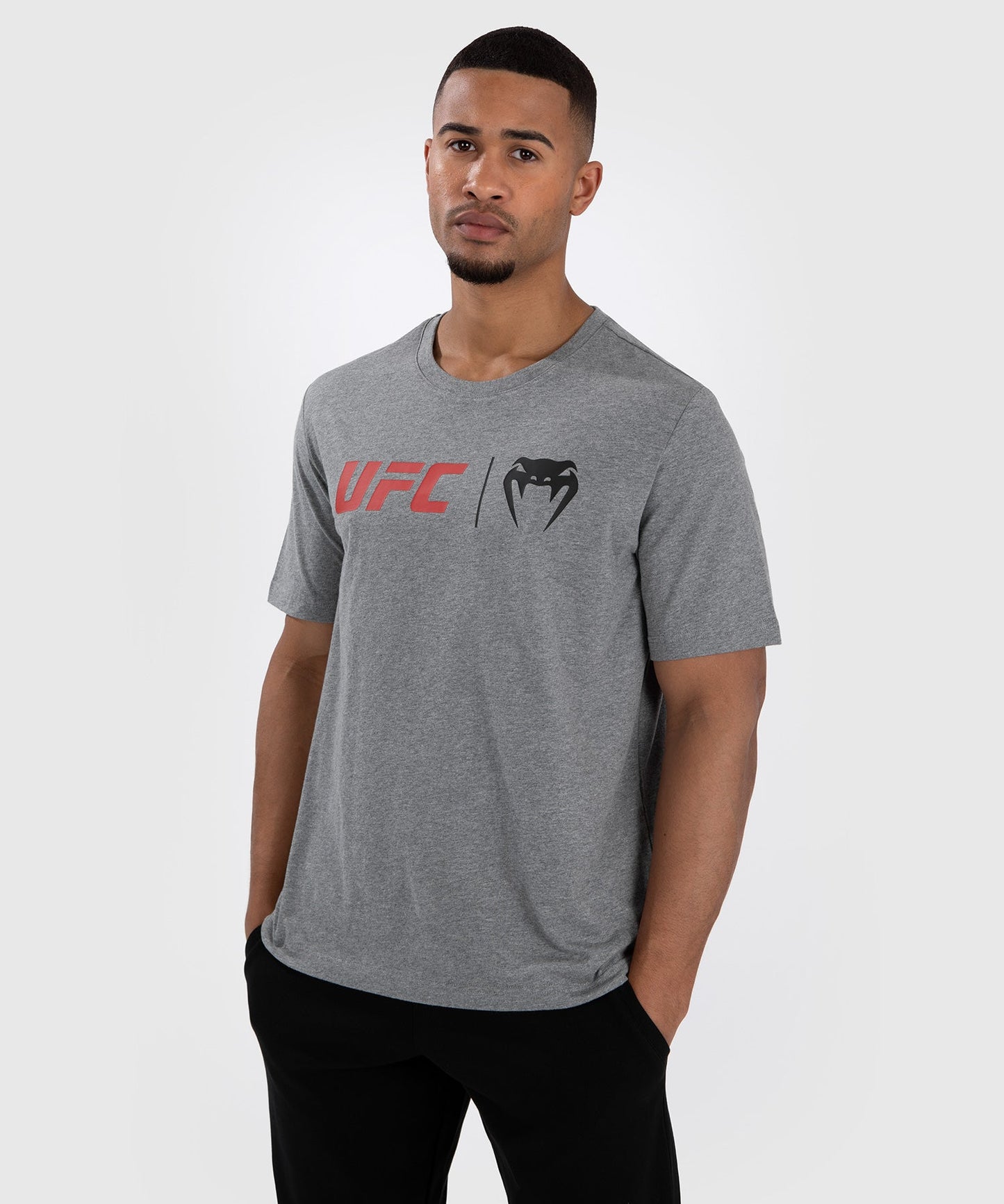 UFC Venum Classic T-shirt - Grijs/Rood