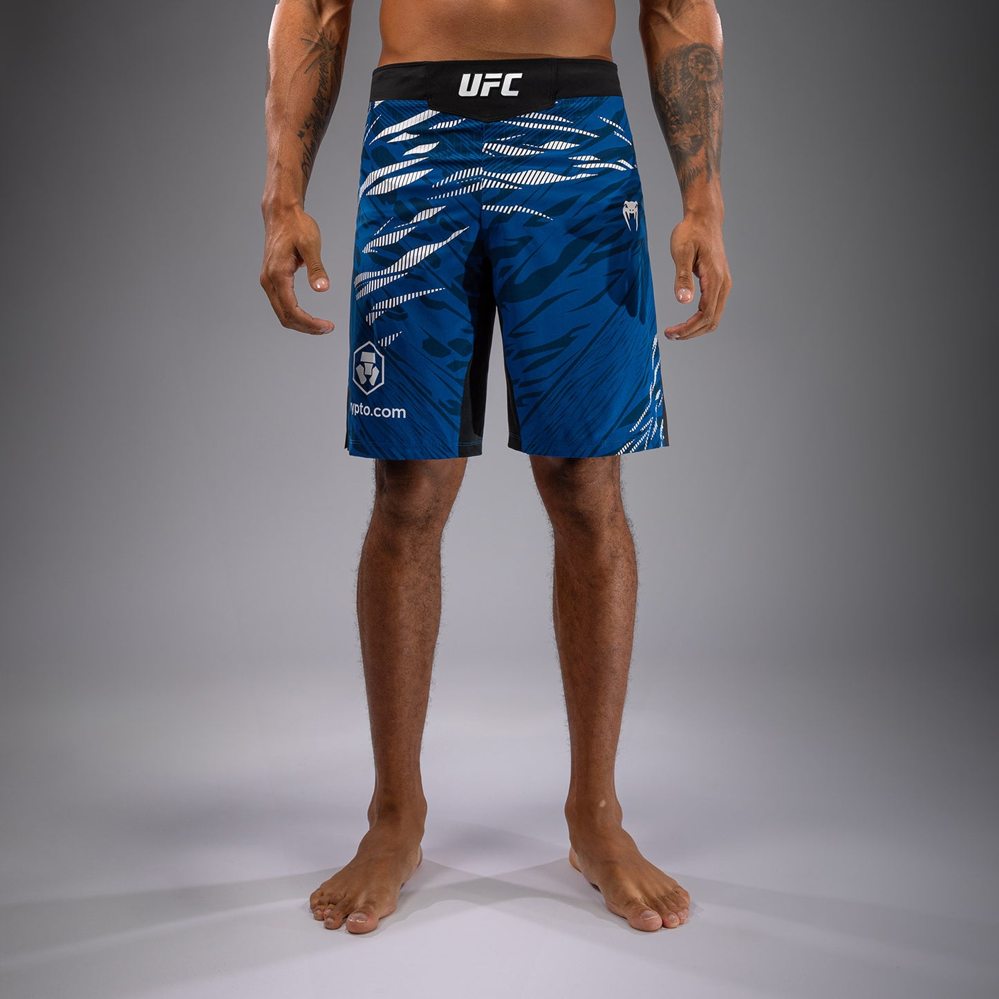 UFC Fusion by Venum Authentic Fight Night Fight Shorts voor Heren - Lang Fit - Blauw
