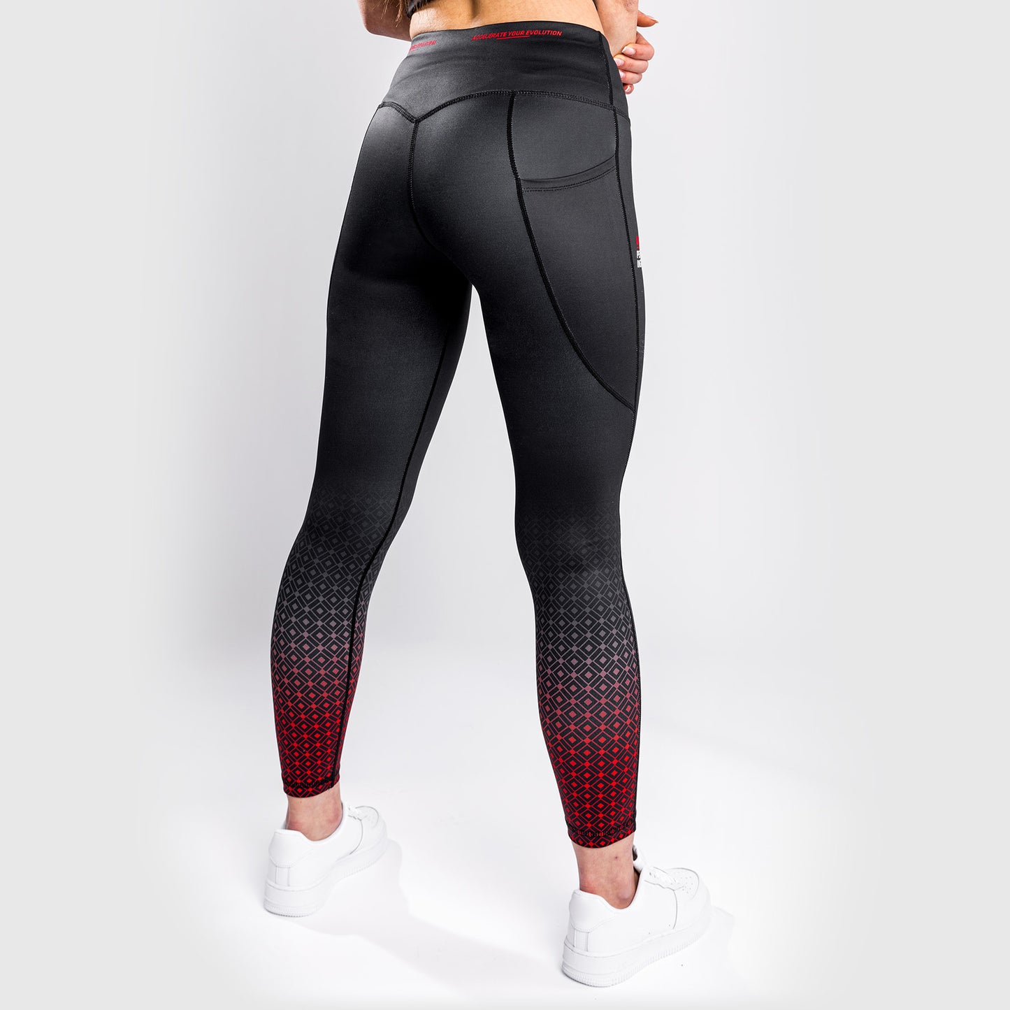 Venum UFC Performance Institute Legging - Zwart/Rood