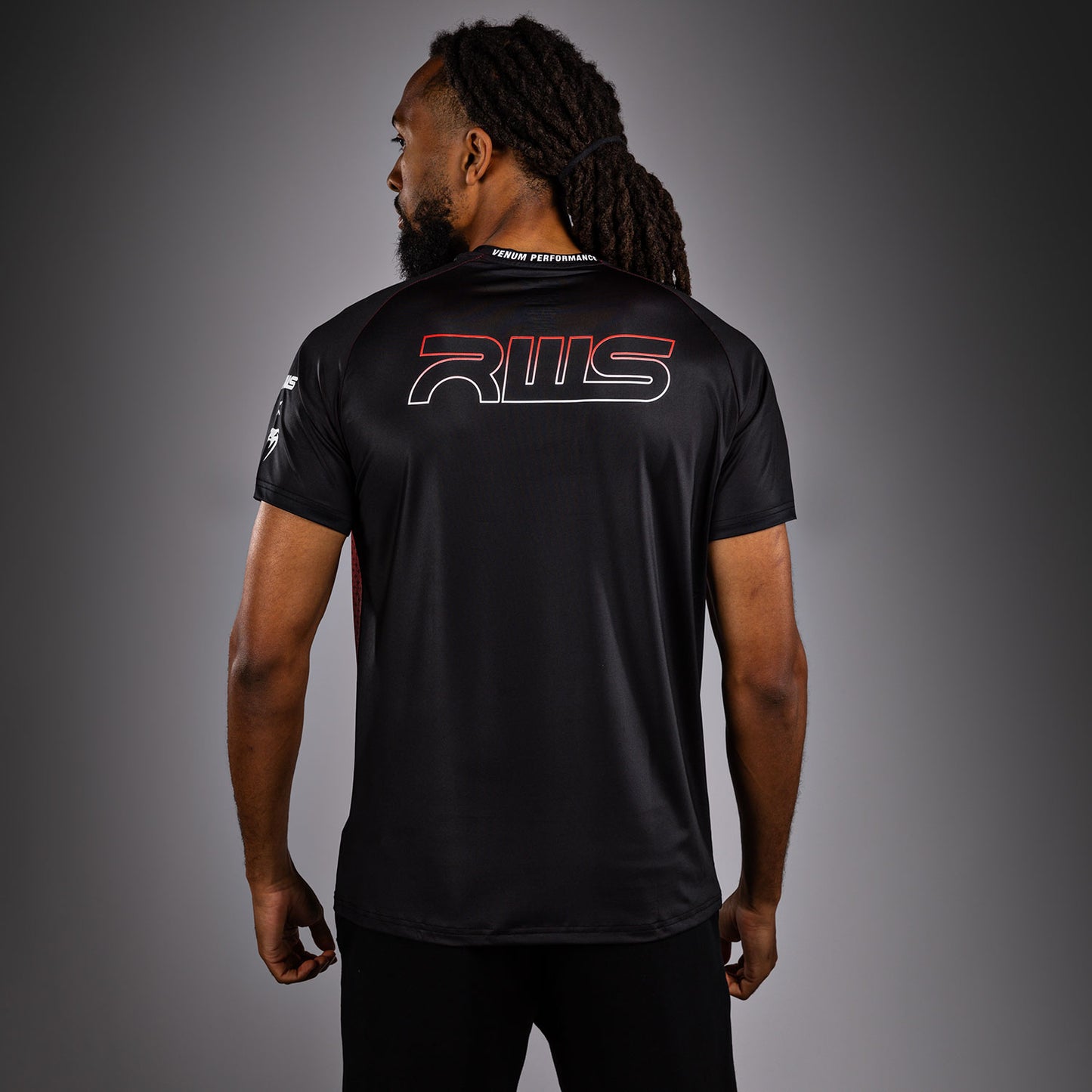 Venum x RWS 2.0 Men’s Dry-Tech T-shirt – Zwart/Rood