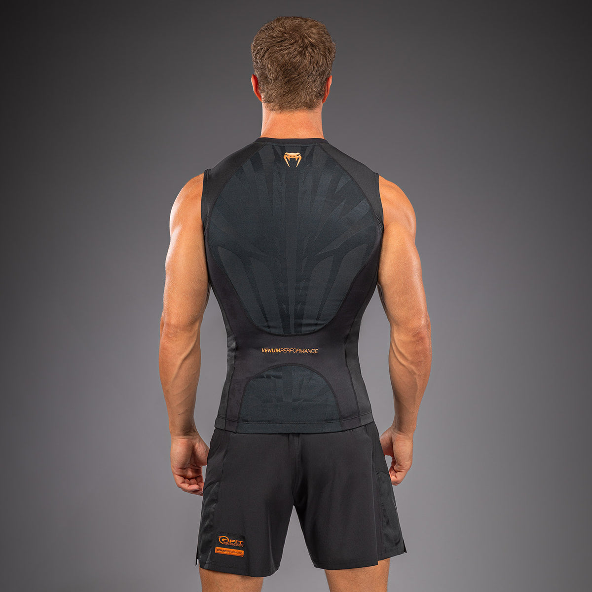 Venum G-Fit Revolution Mouwloze rashguard - Zwart/Koper