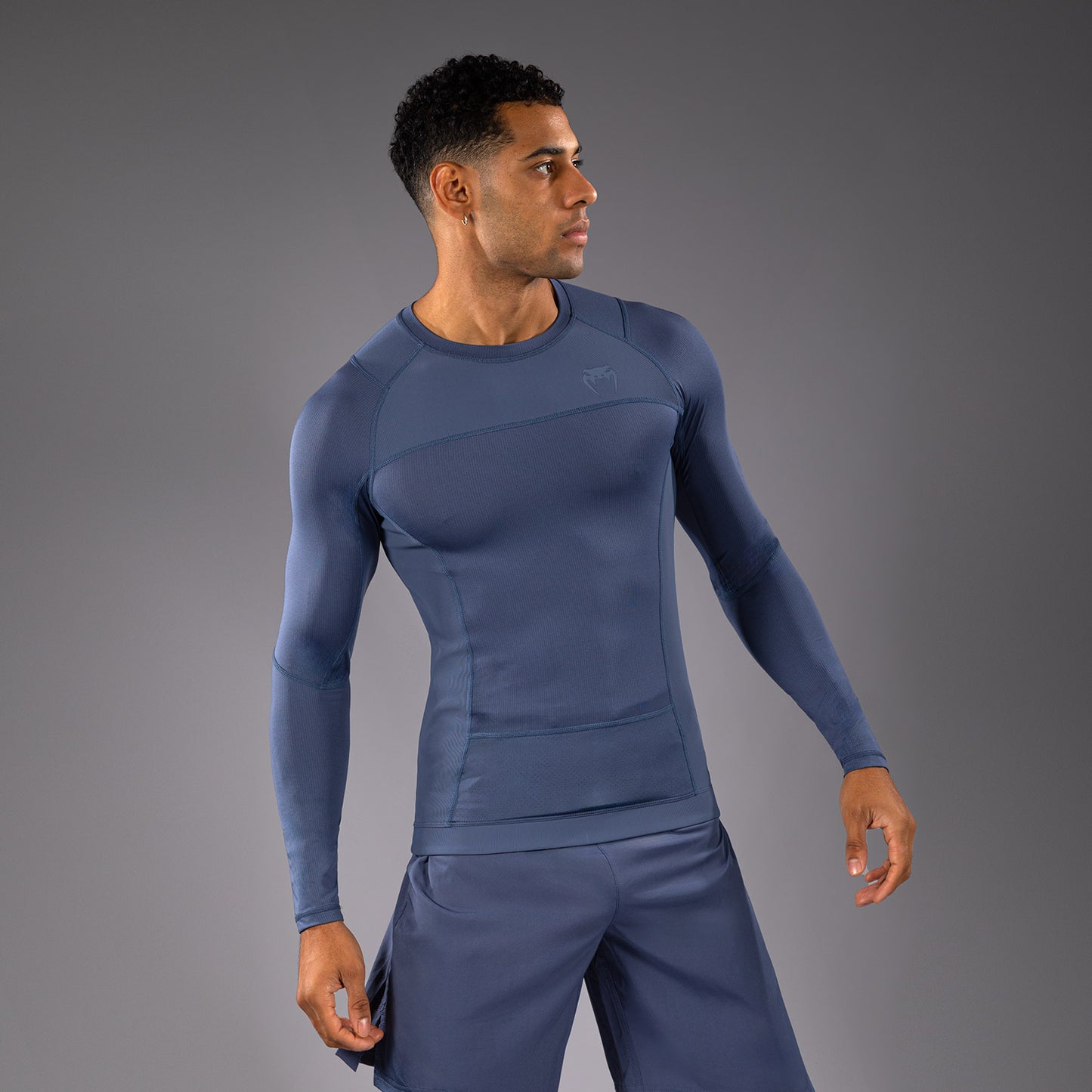 Venum G-Fit Air Lange Mouw Rashguard Heren - Mistblauw