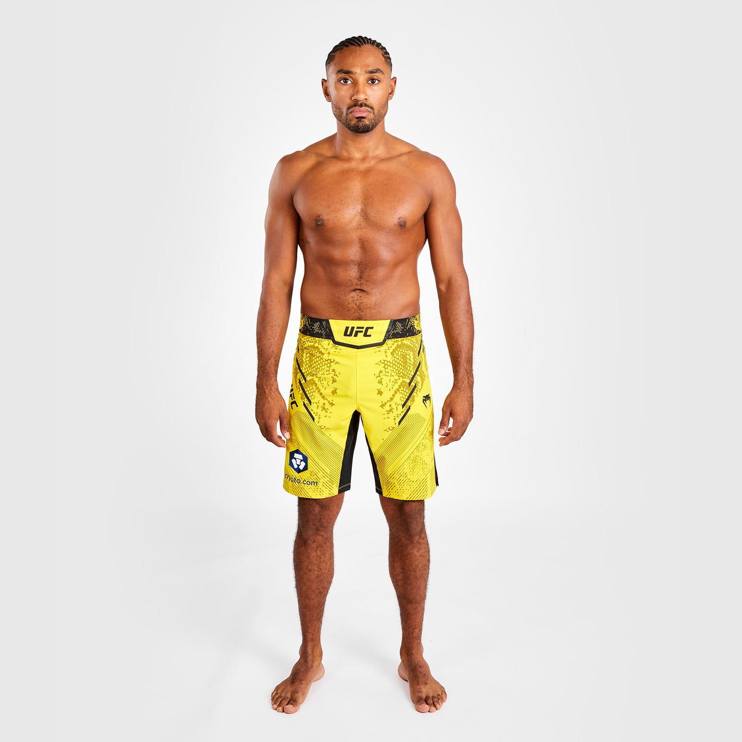 UFC Adrenaline by Venum Authentic Fight Night Heren Gevechtsshort - Lange Pasvorm - Geel