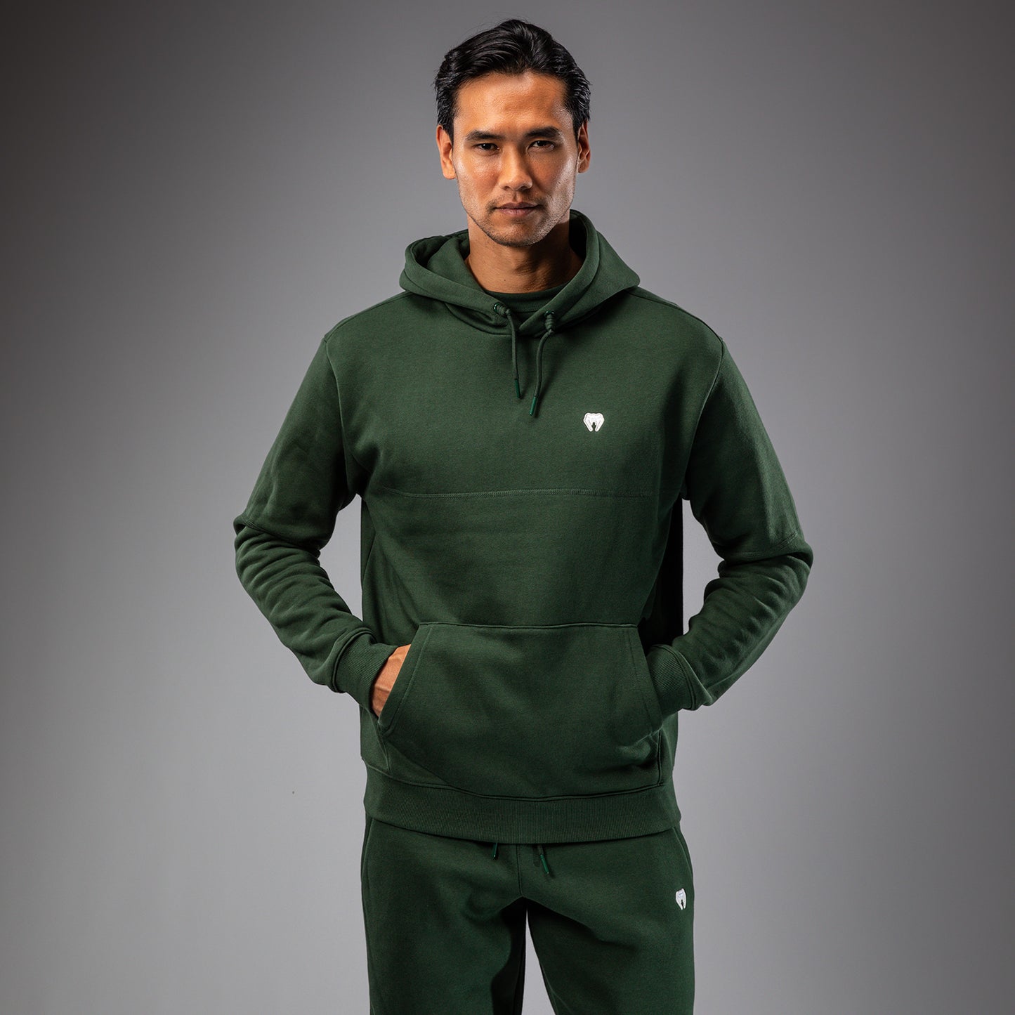 Venum Silent Power Hoodie - Bosgroen