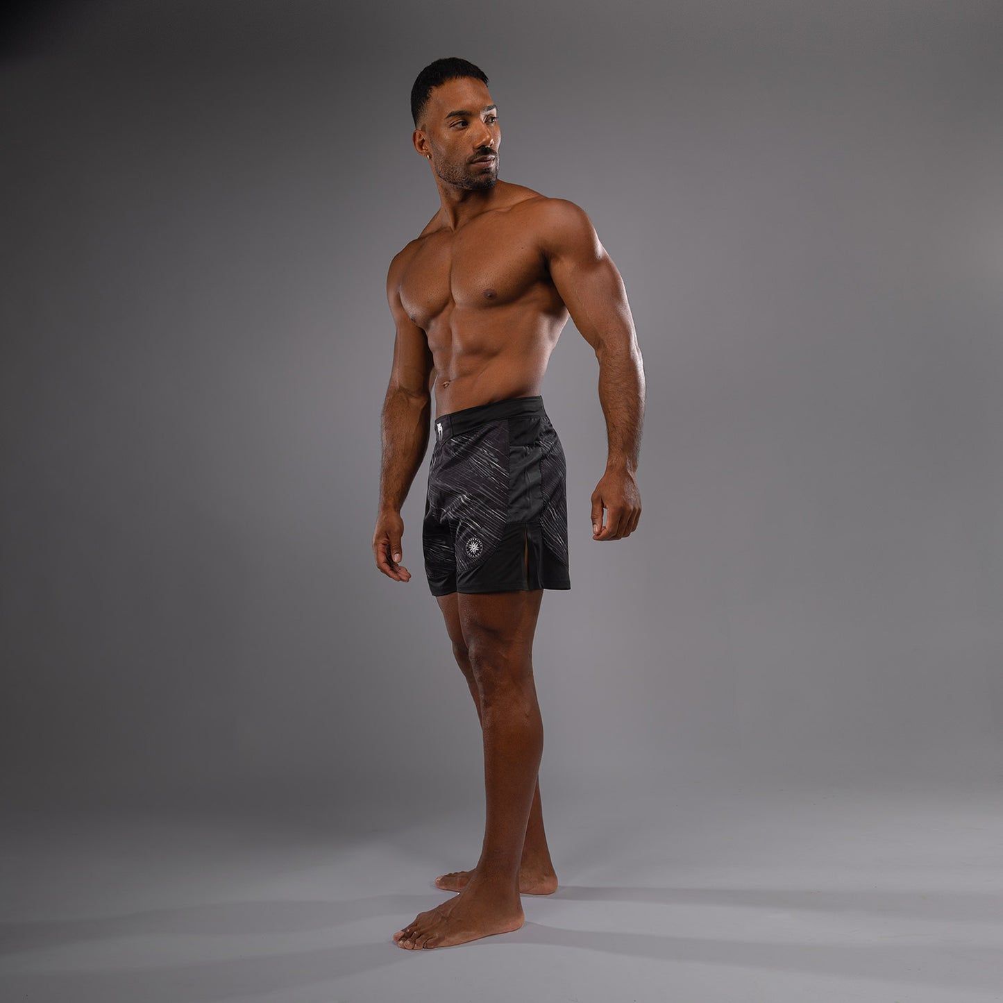 Venum Rapid Light Fight Shorts - Zwart/Storm Grijs