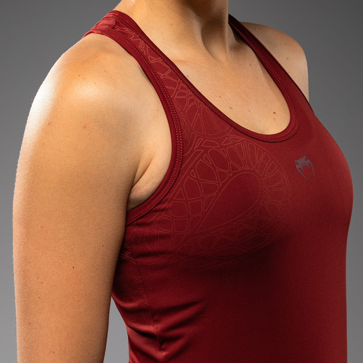 Venum Serpenti Dames Tanktop – Bordeaux/Ivoor