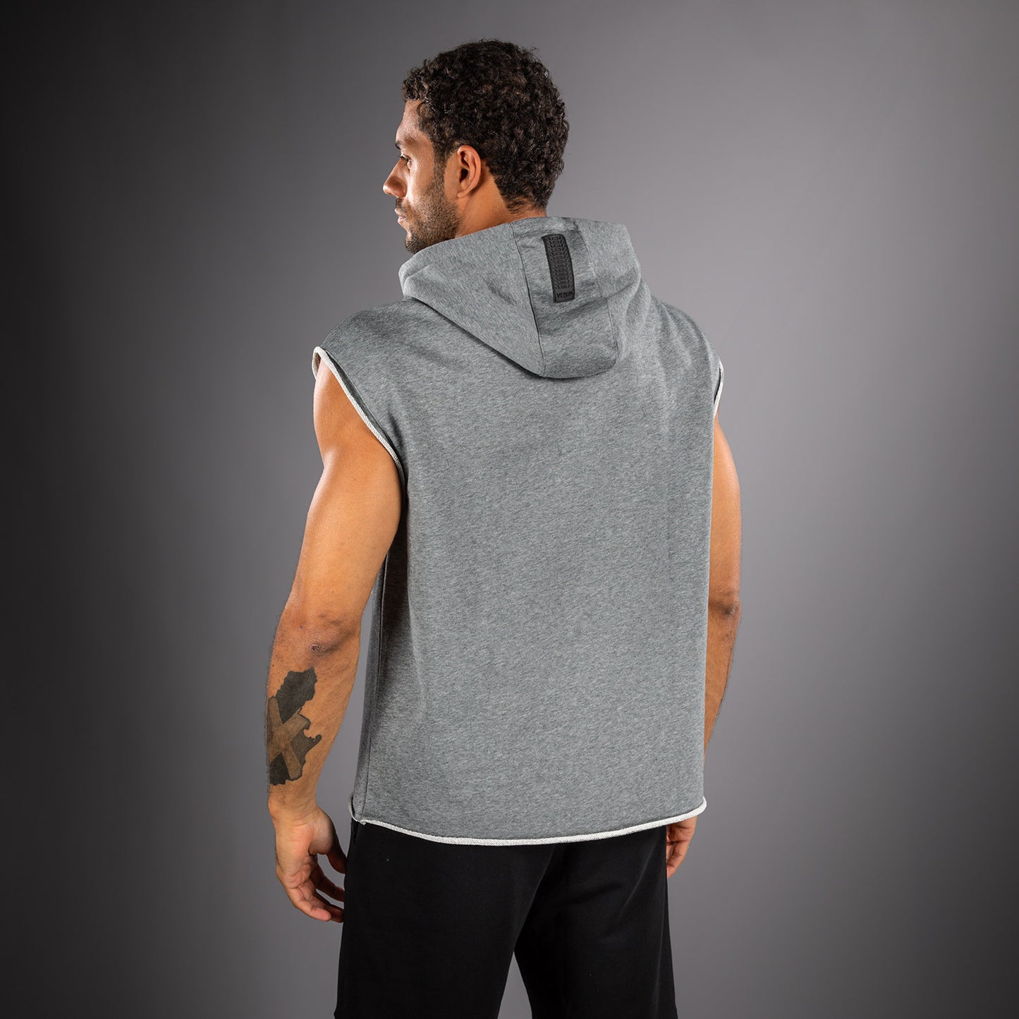 Venum Muay Thai VT Mouwloos Hoodie – Grijs Gemêleerd