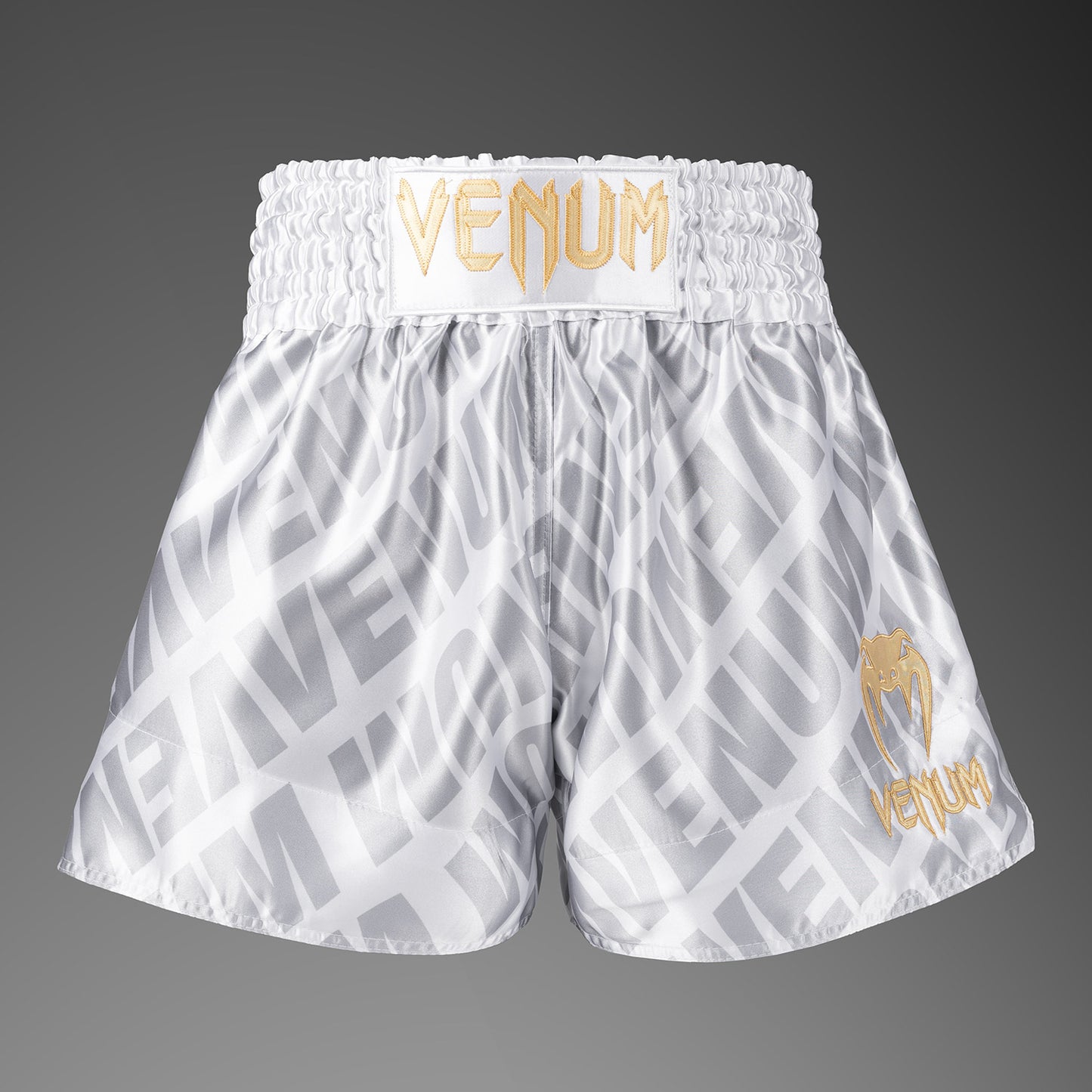 Venum Contender XT Muay Thai Shorts – Wit/Zilver
