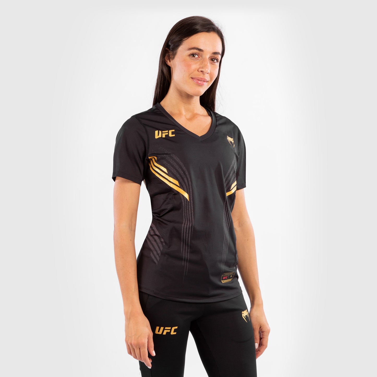 UFC Venum Authentic Fight Night Walkout Damesshirt - Champion