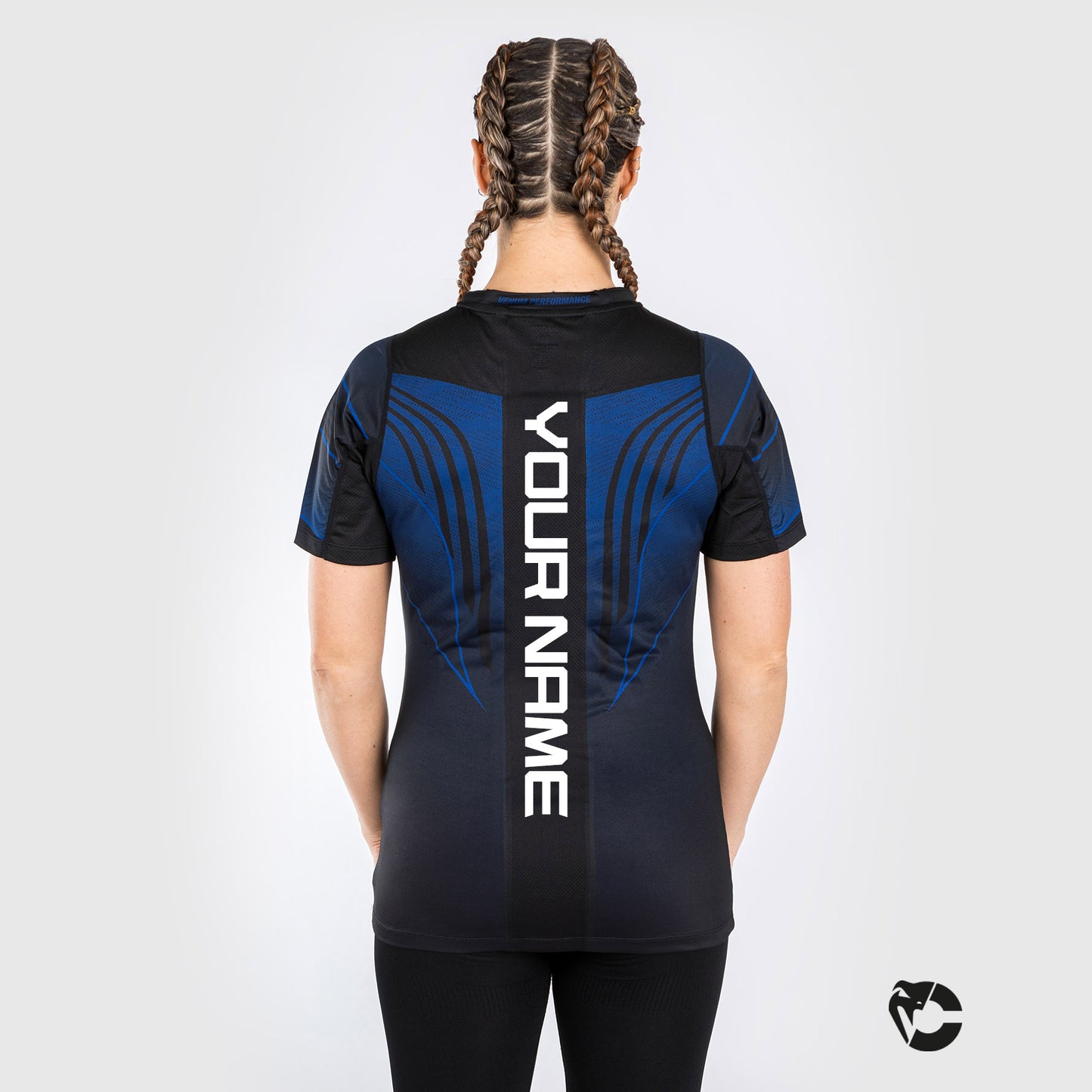 UFC Venum gepersonaliseerde authentieke Fight Night 2.0 Walkout-jersey voor dames - Midnight Edition