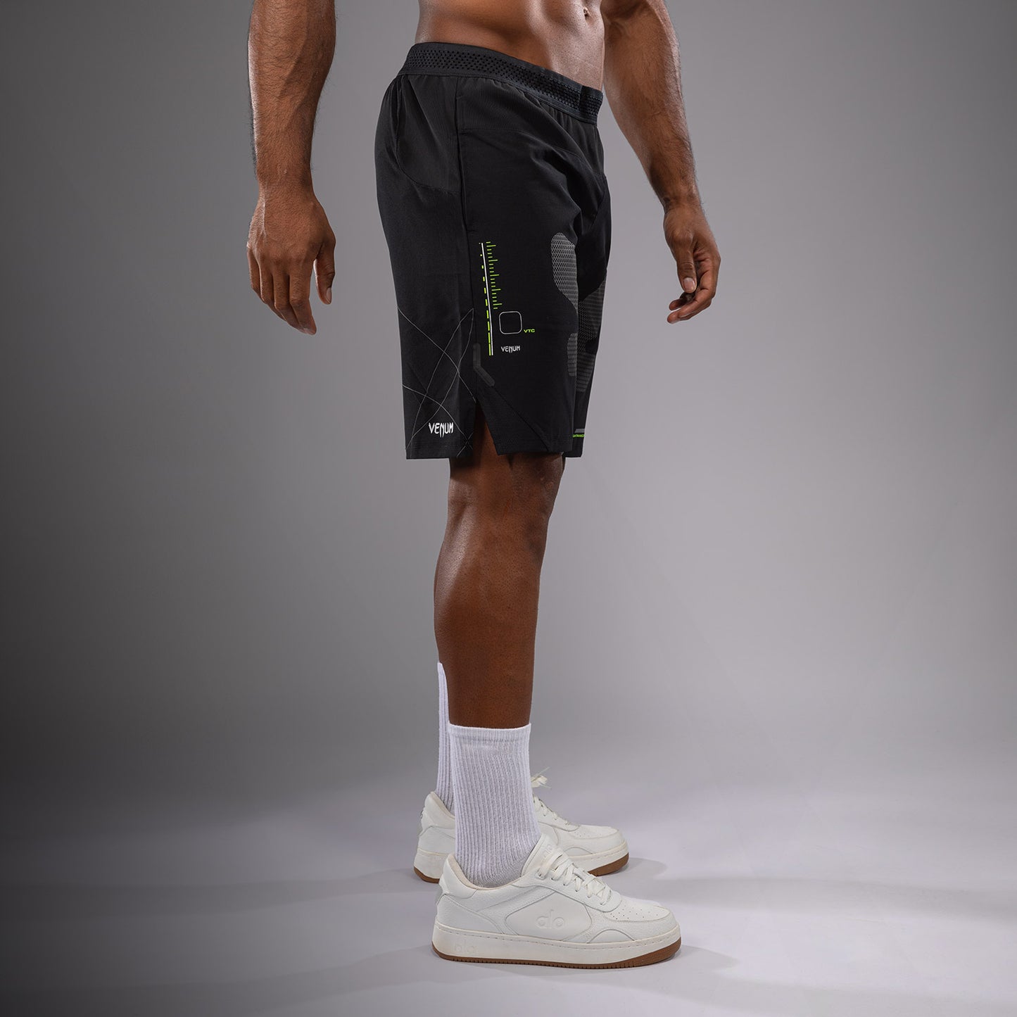 Venum Training Camp 4.0 Trainingsshort - Zwart/Neon Groen