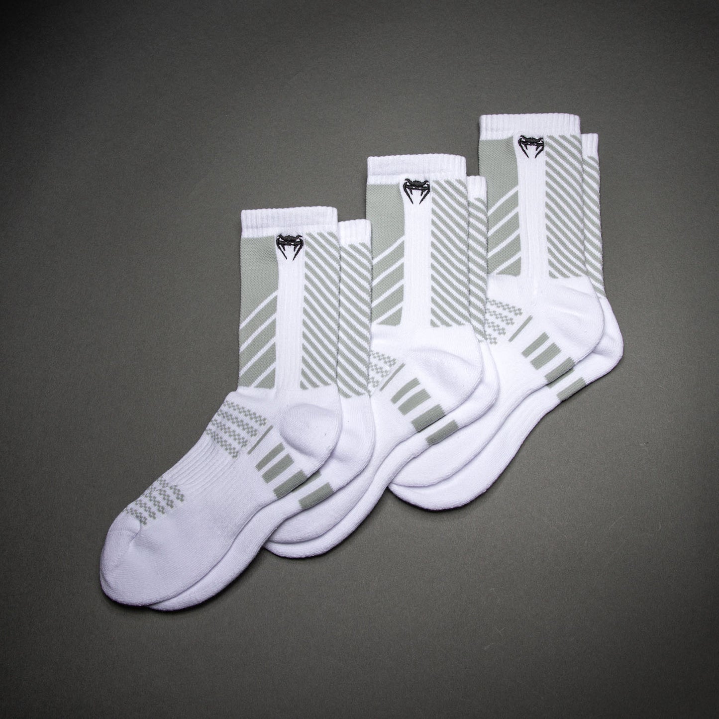 Venum Vector Sokken 3-pack - Wit/Grijs