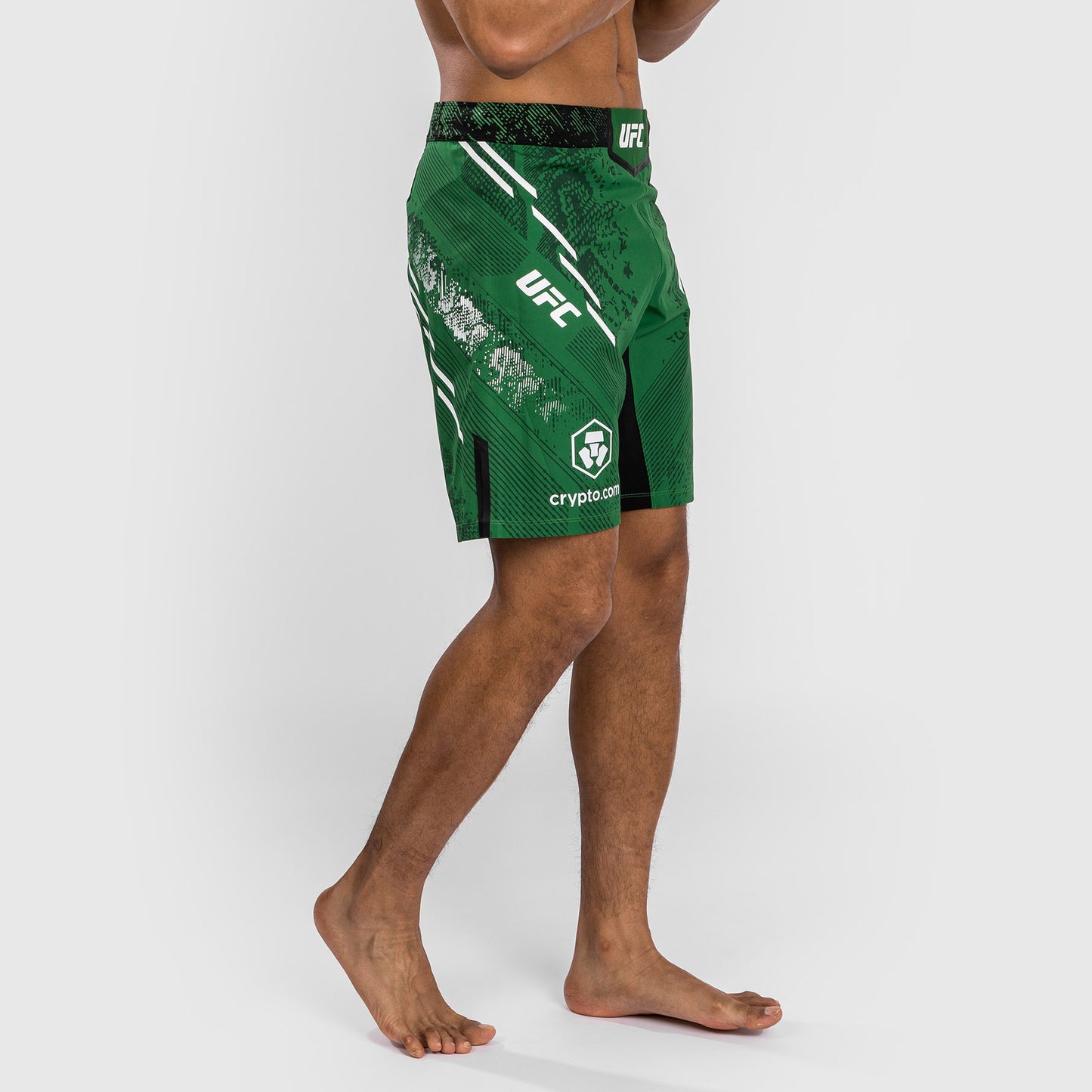 UFC Adrenaline by Venum Gepersonaliseerde Authentic Fight Night Heren gevechtsshort - Long Fit - Geel