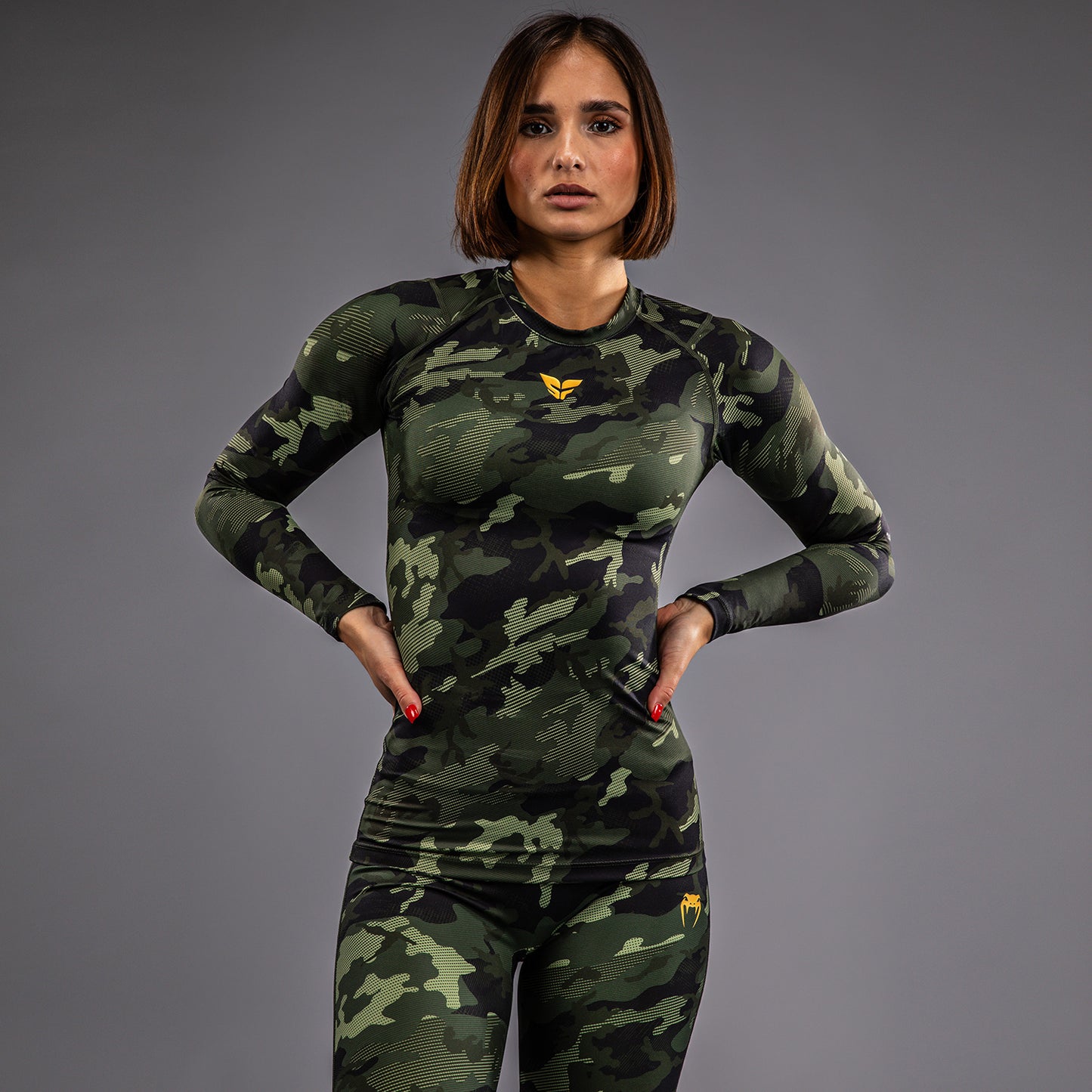 Venum x Sophia Rose Dames Lange Mouwen Rashguard - Forest Camo