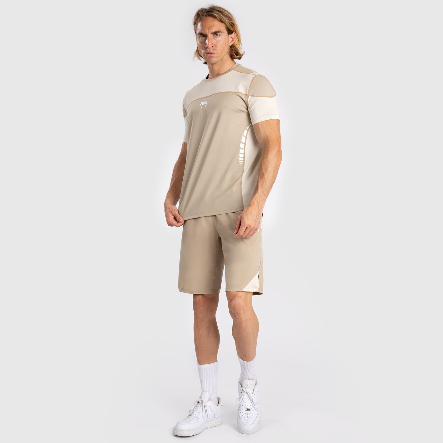 Venum Tempest Heren Dry-Tech T-Shirt - Beige/Zand