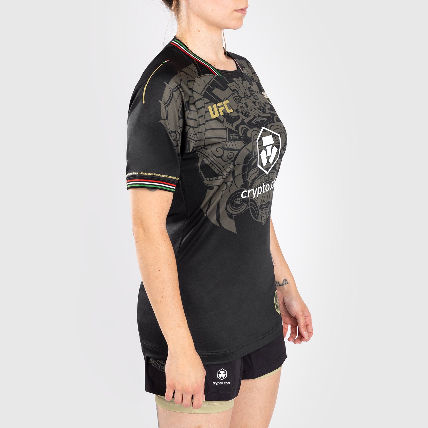 Noche UFC by Venum Authentic Fight Night Walkout-jersey voor dames - zwart