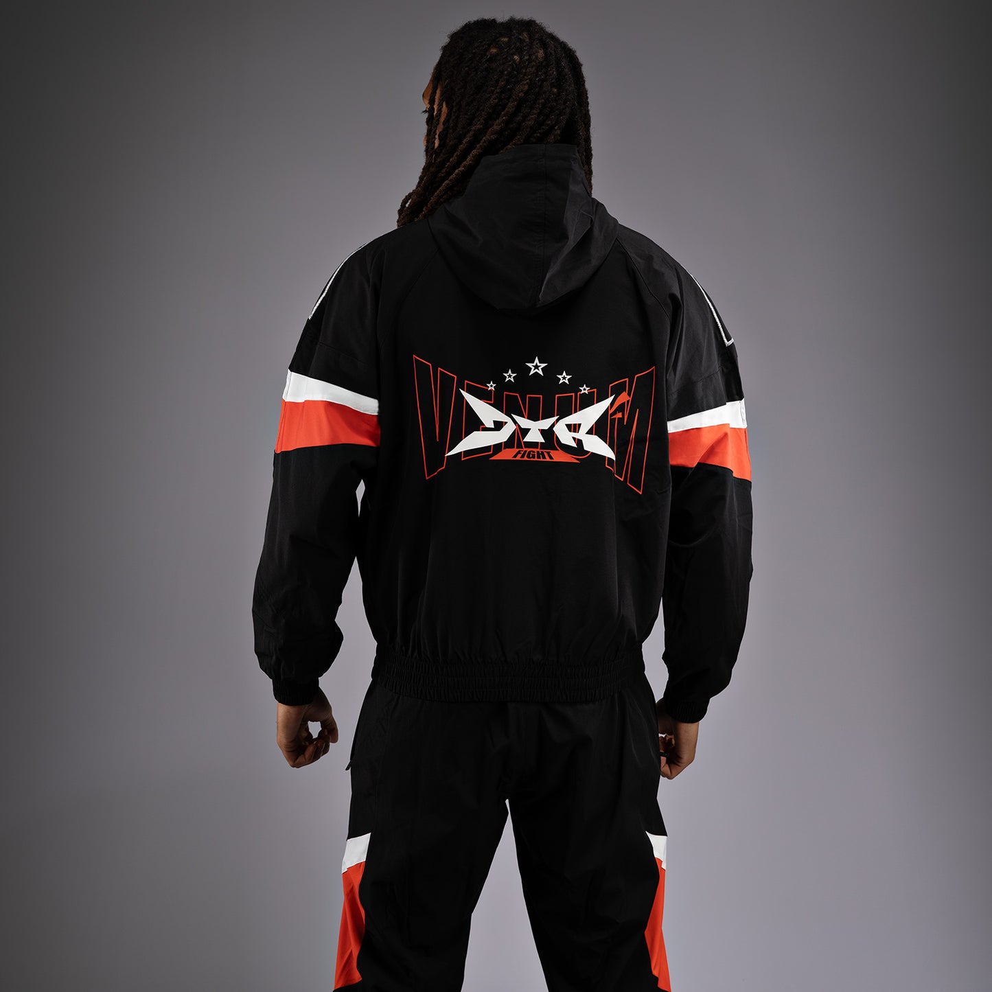 Venum x DTR Fight Attack 90 Trainingsjack - Zwart/Oranje
