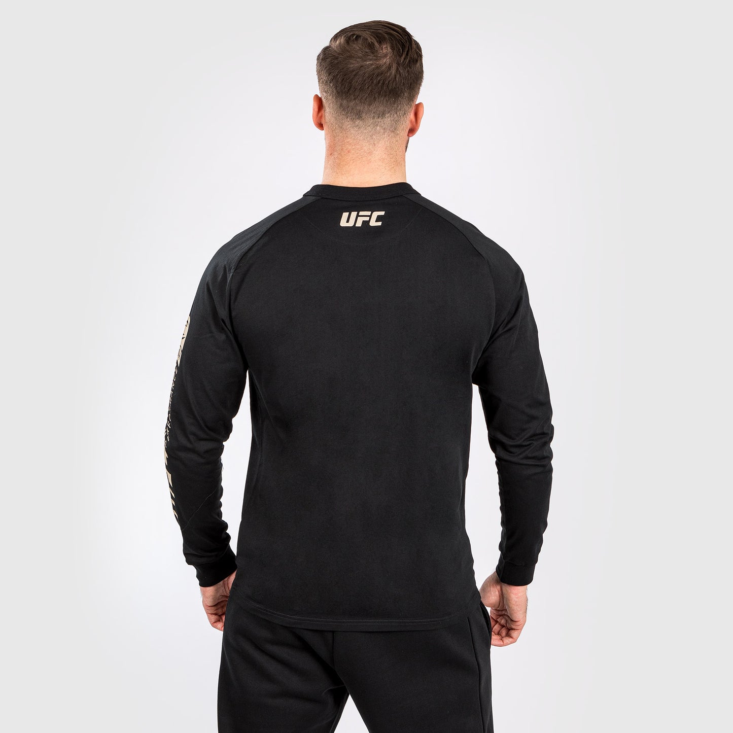 UFC Adrenaline by Venum Fight Week Heren-T-shirt met lange mouwen - Zwart