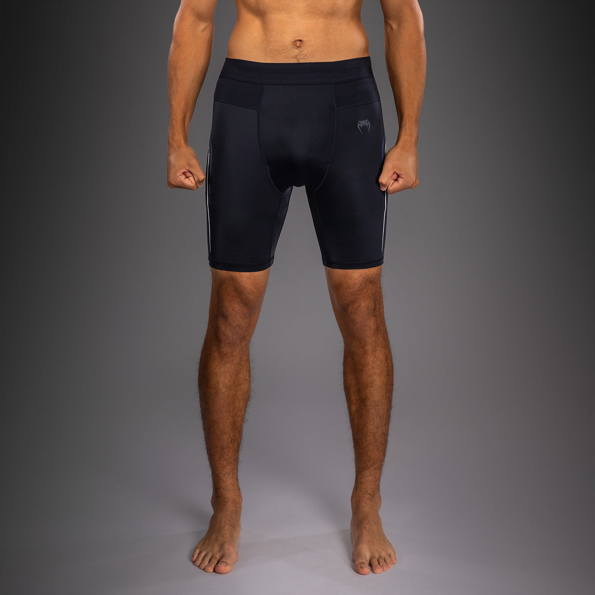 Venum G-Core Vale Tudo Compressieshort - Marineblauw/Wit