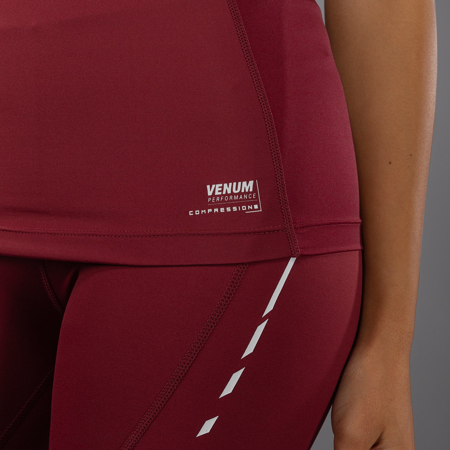Venum Adrenaline Dames Dry Tech Tanktop – Bourgondië/Roze