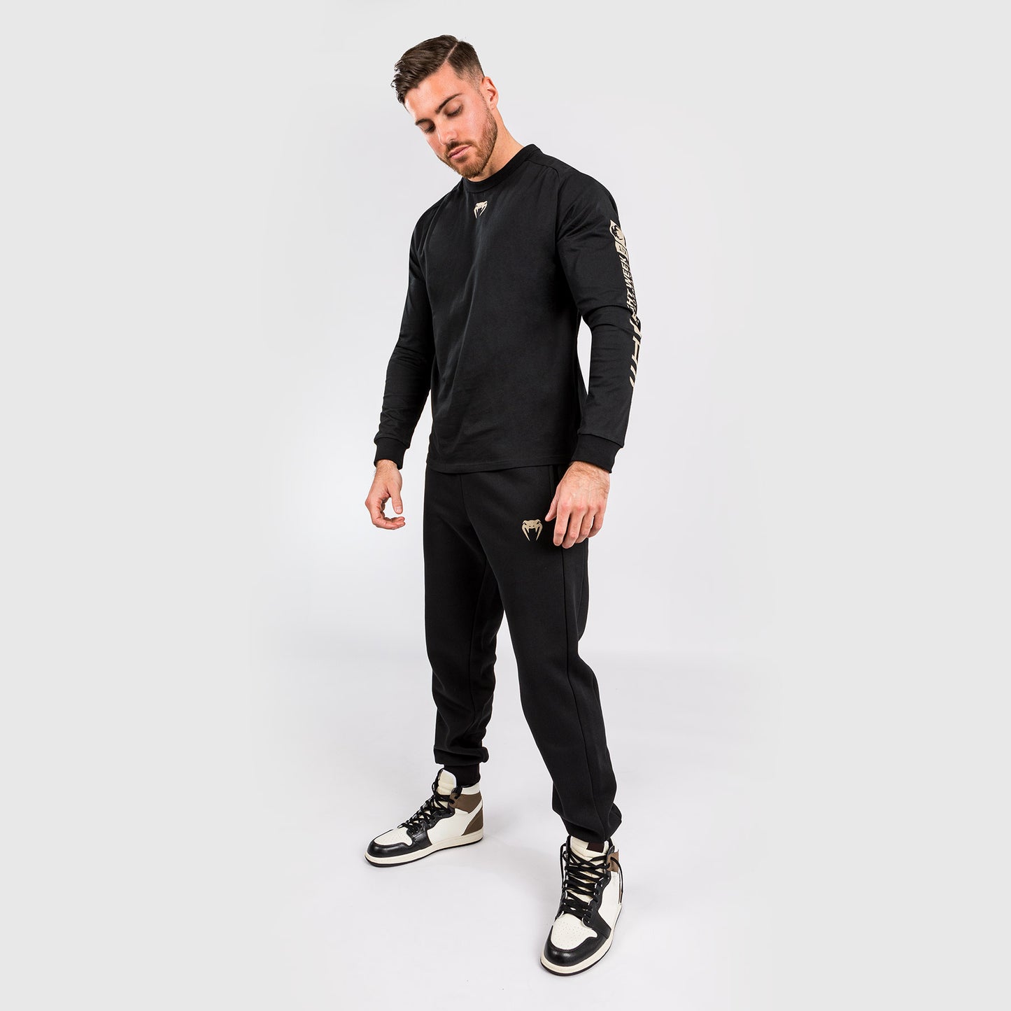 UFC Adrenaline by Venum Fight Week Heren-T-shirt met lange mouwen - Zwart