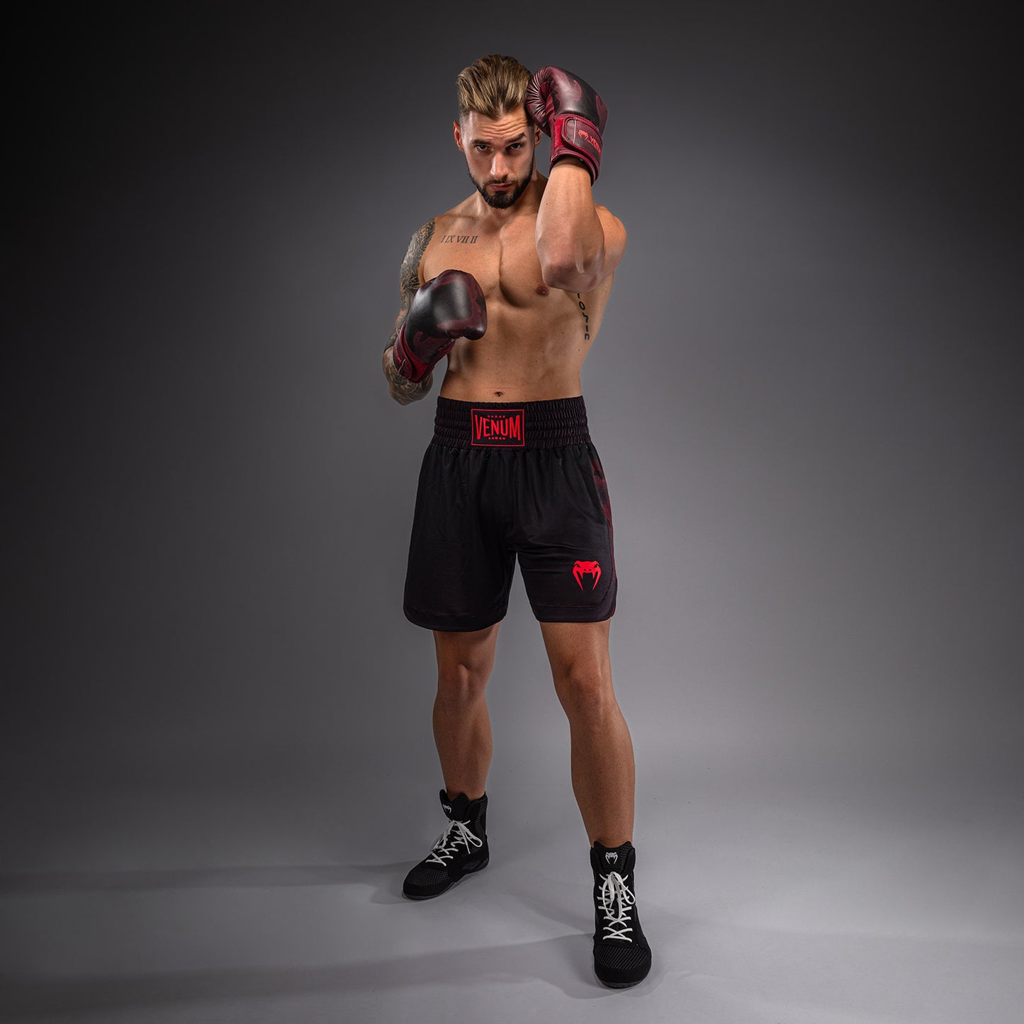 Venum Spectre Boksshort – Zwart/Rood
