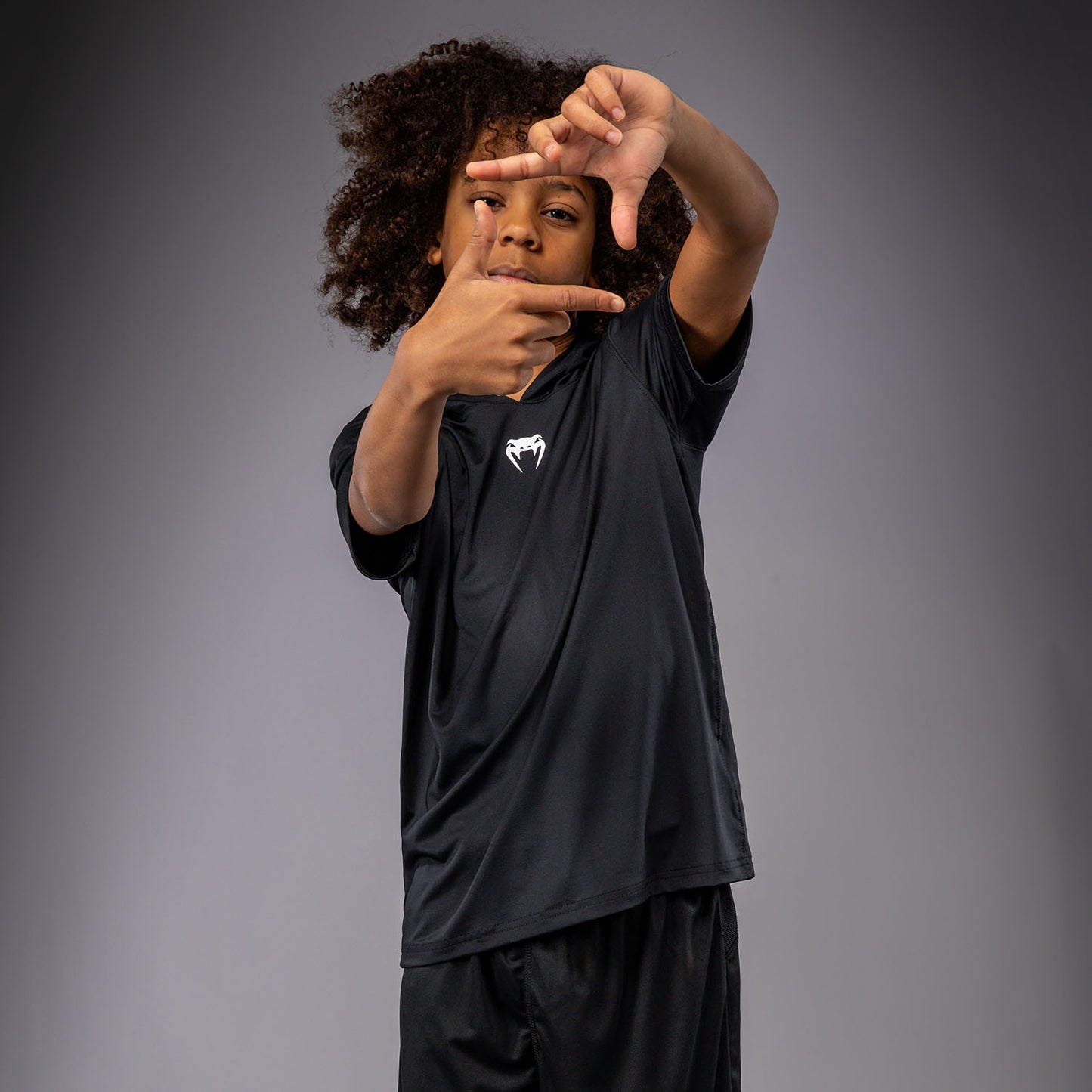 Venum Elite Mouwloos Dry Tech Hoodie voor Kinderen - Zwart