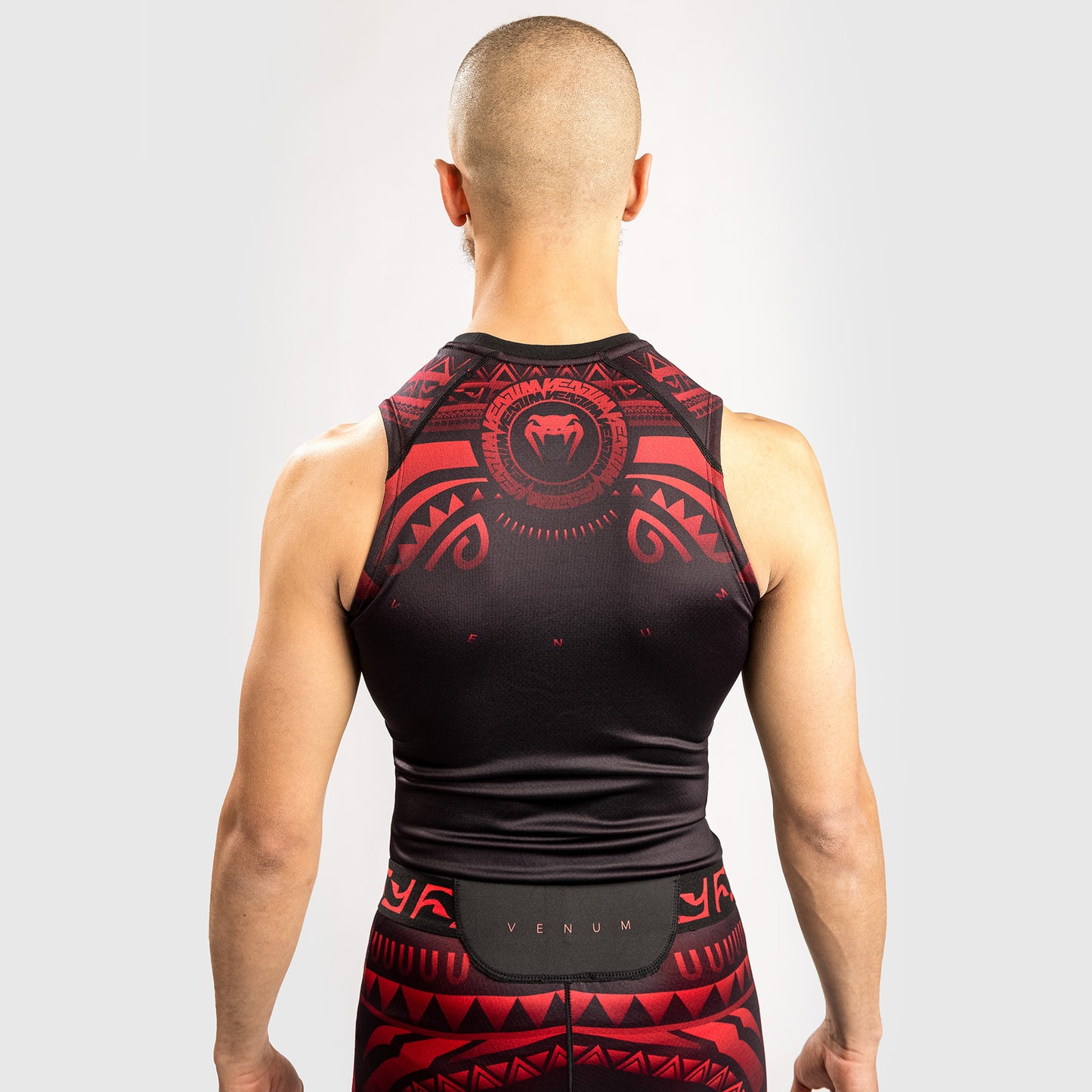 Venum Nakahi Rashguard Mouwloos - Zwart/Rood