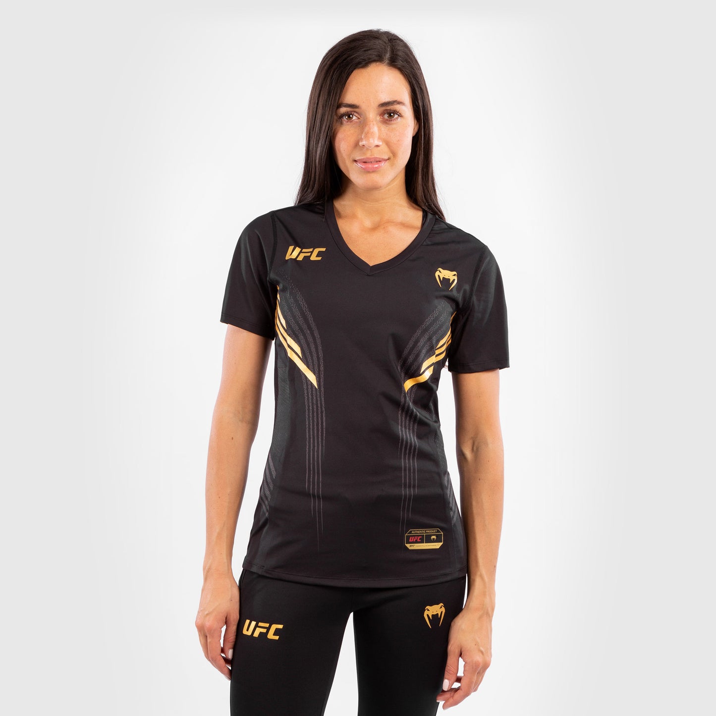 UFC Venum Authentic Fight Night Walkout Damesshirt - Champion