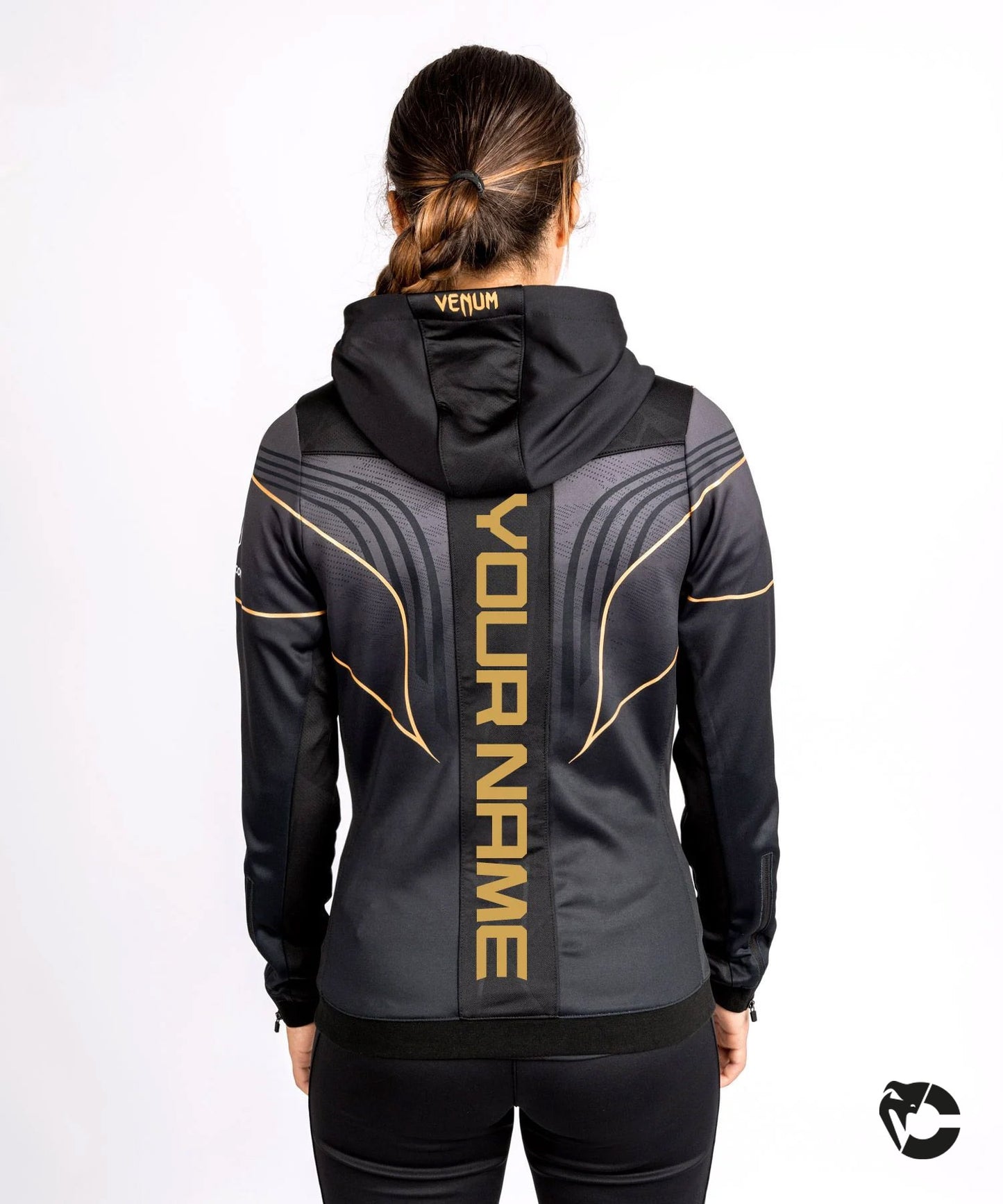 UFC Venum Gepersonaliseerde Authentic Fight Night 2.0 Vrouwen Walkout Hoodie - Champion